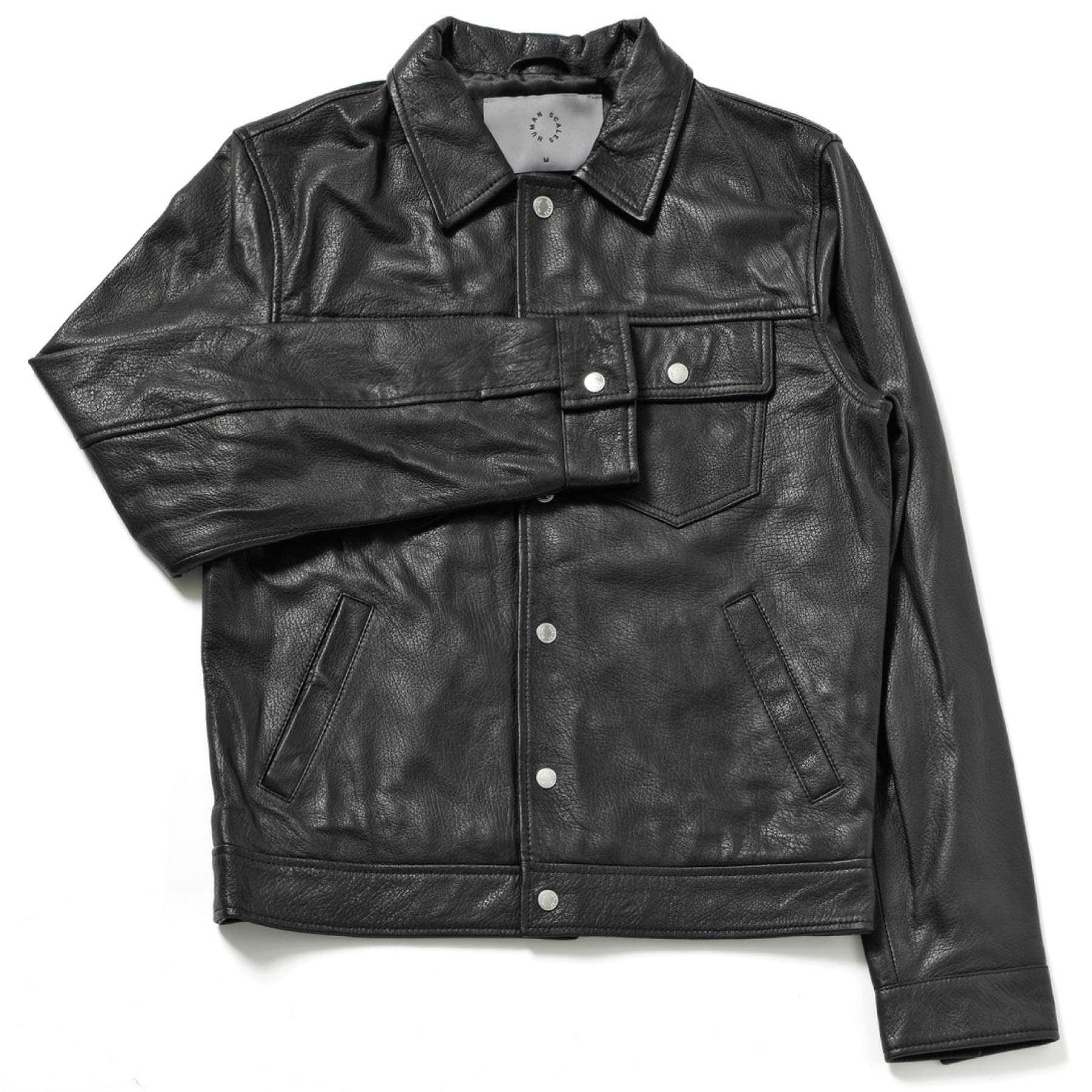 Edwin Leather Jacket Black