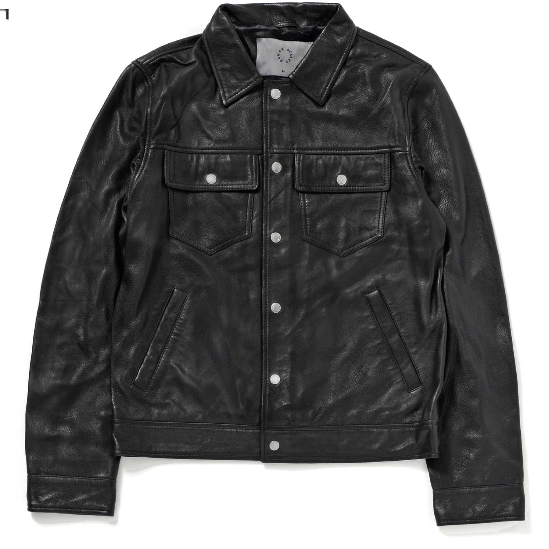 Edwin Leather Jacket Black