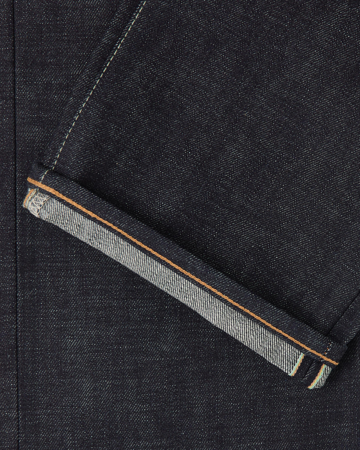 Regular Straight Kaihara Blue Unwashed Rainbow Selvage 13.5oz