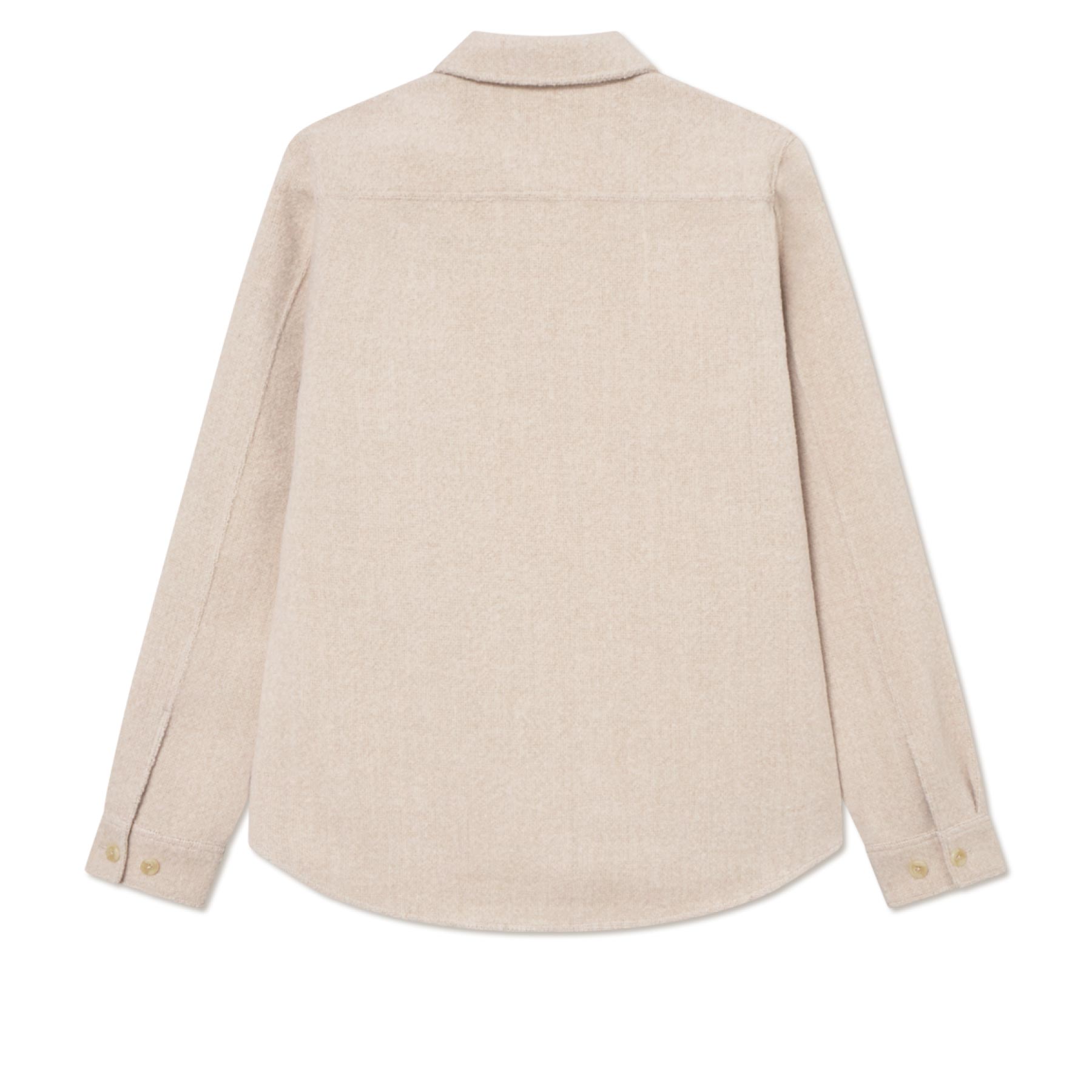 Lennon Bouclé Overshirt Ivory