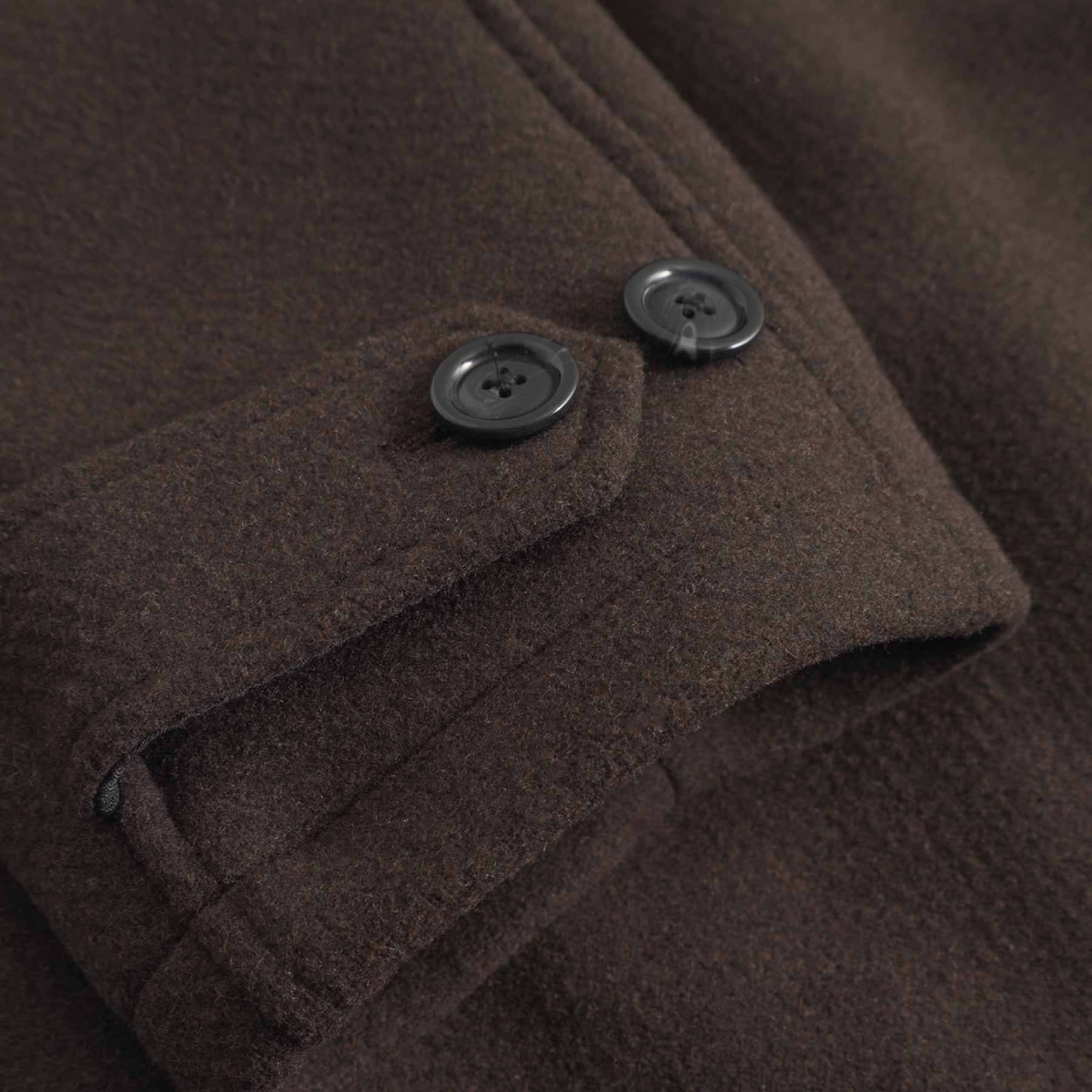 Michael Solid Wool Coat Delicioso