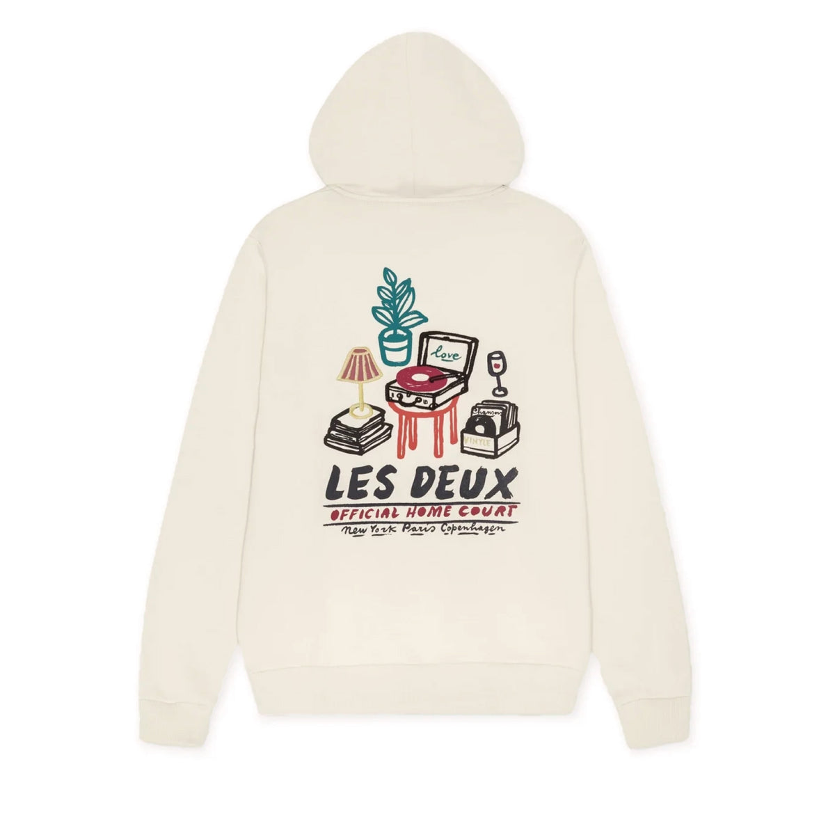 Record Hoodie Ivory