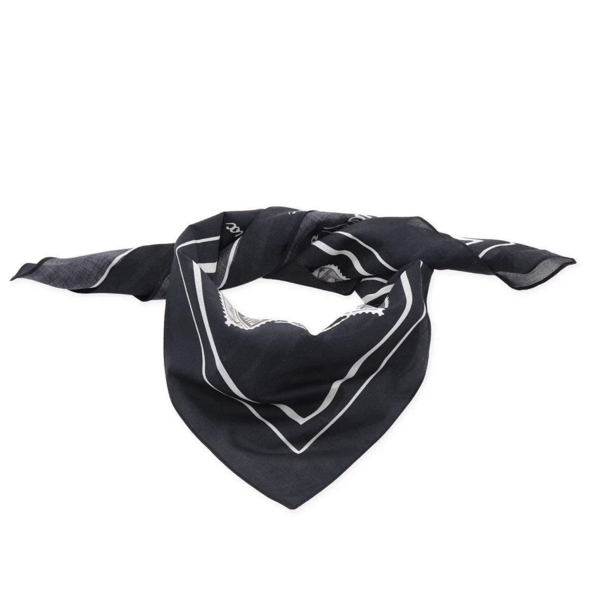 Stamp Neckerchief Black