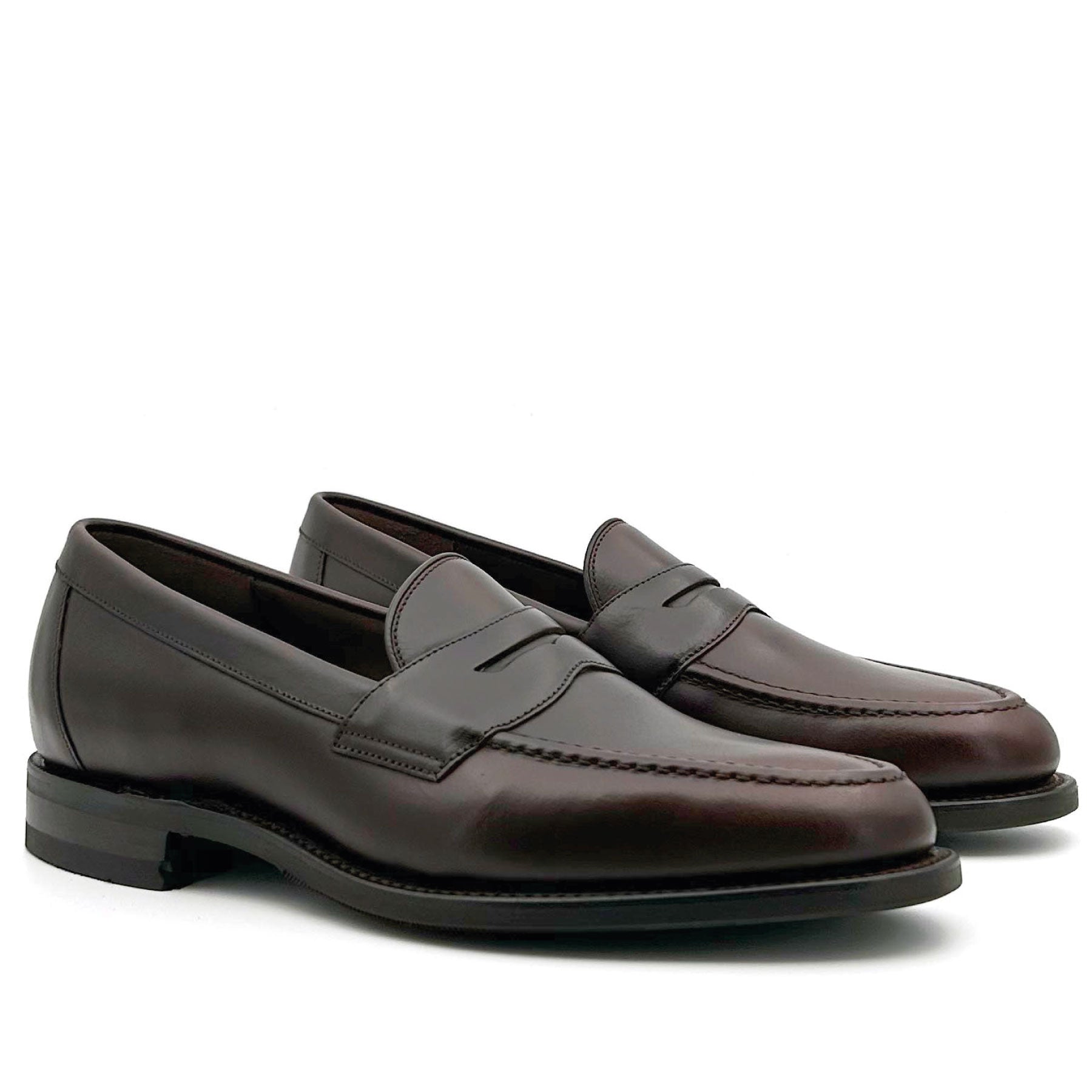 Imperial Dark Brown Waxy Leather