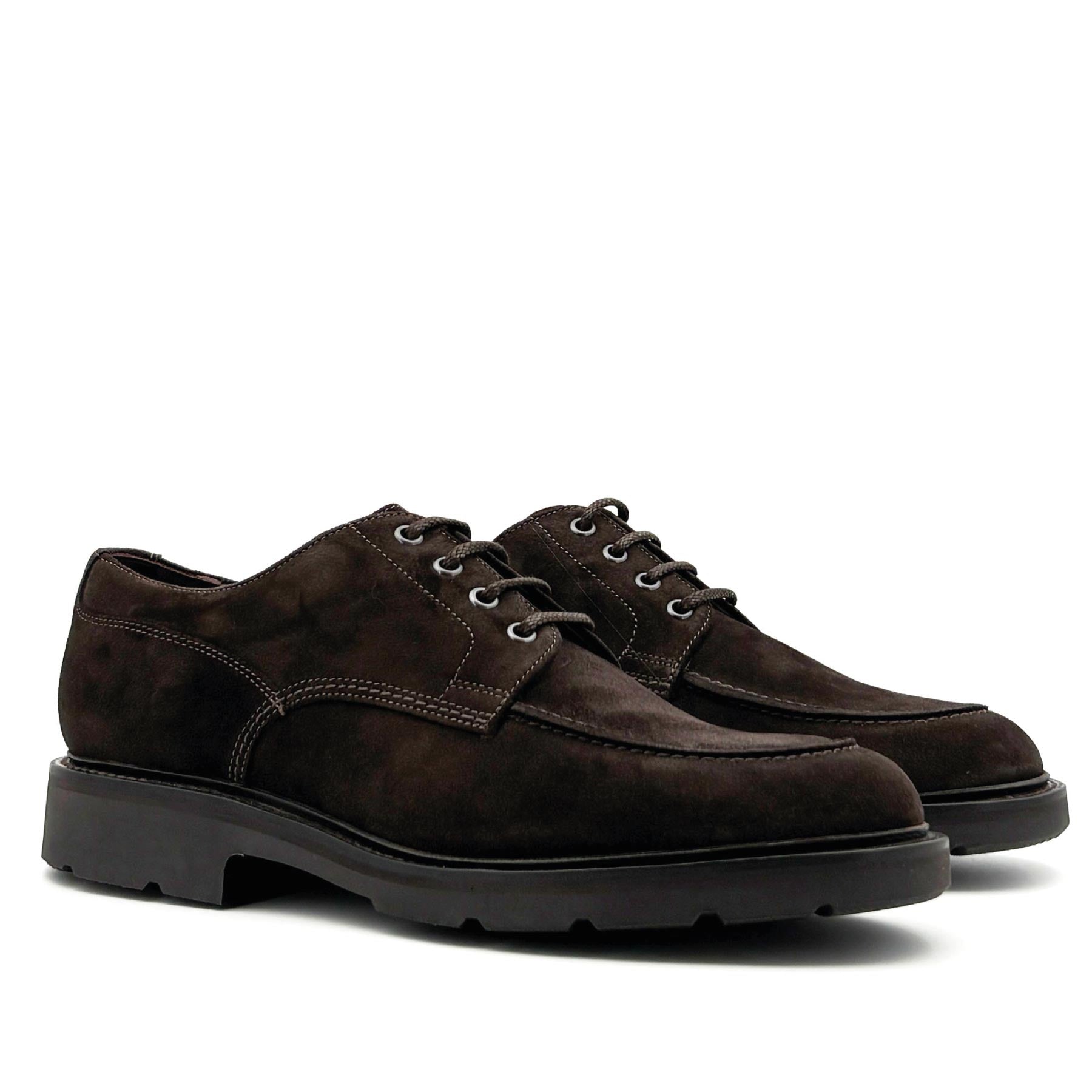 Mowbury Dark Brown Suede