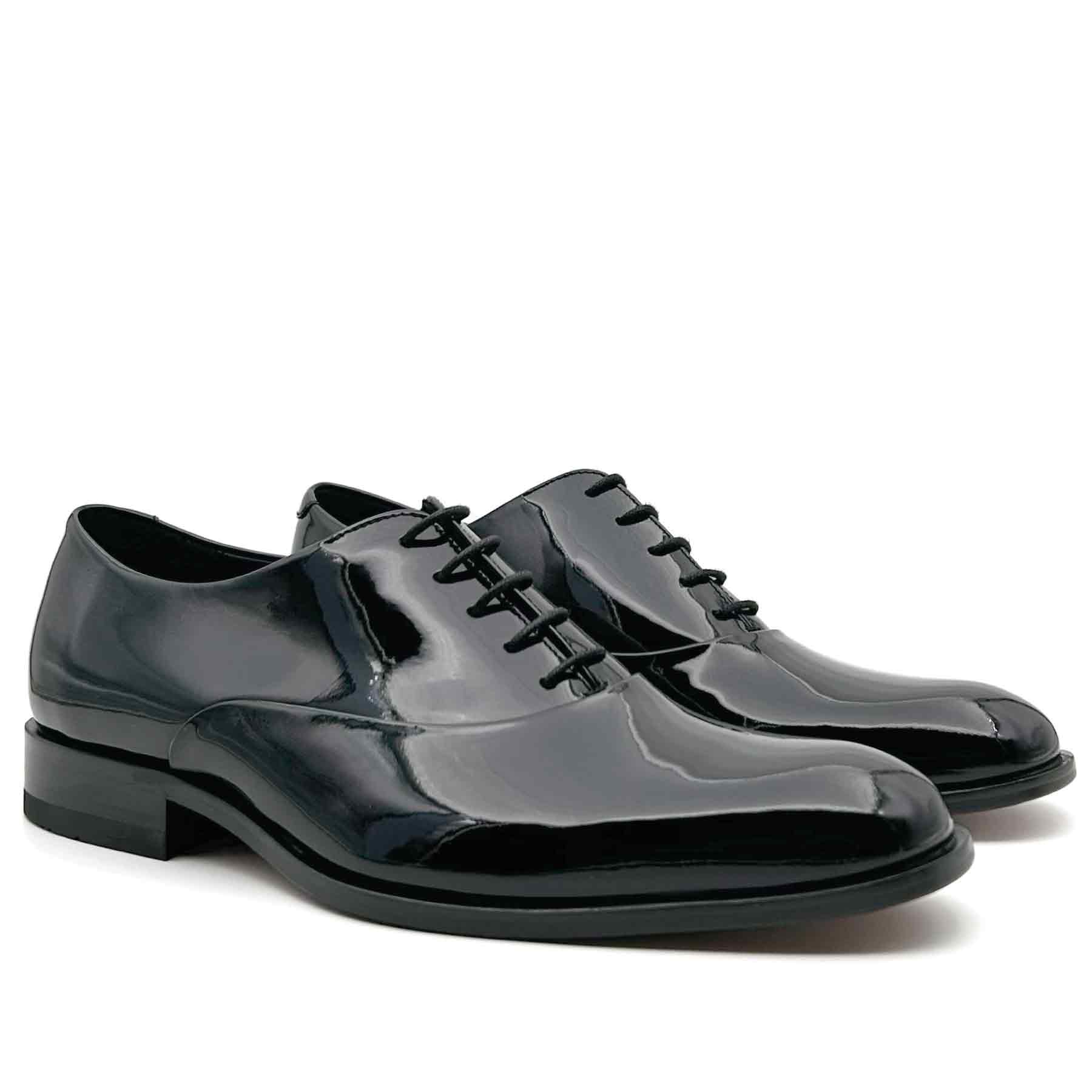 Patent Black Oxford