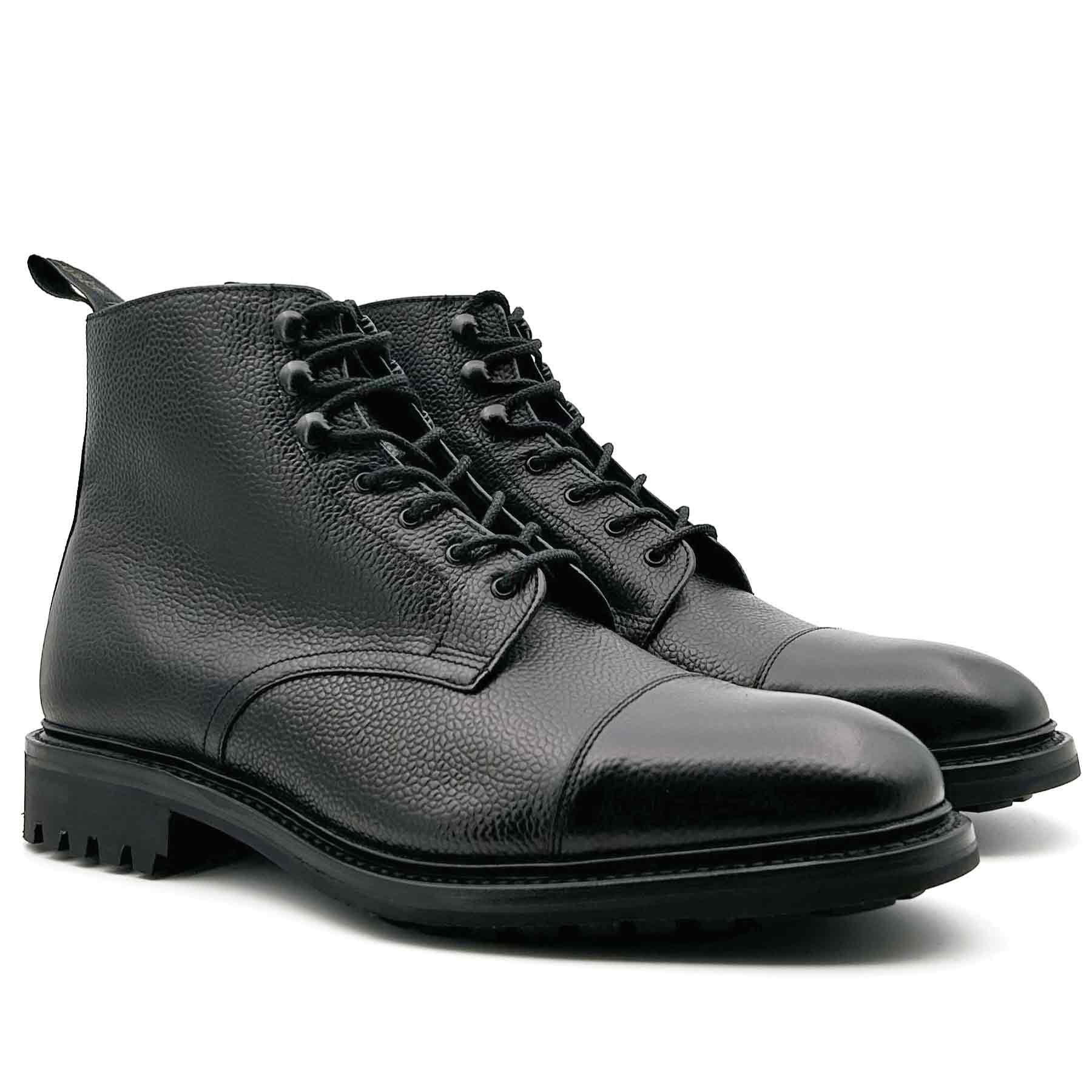 Sedbergh Black Grain Derby Boot