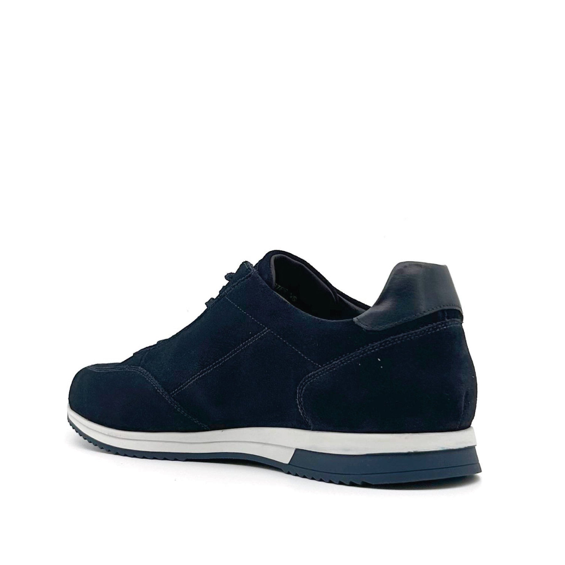 Bannister Navy Suede