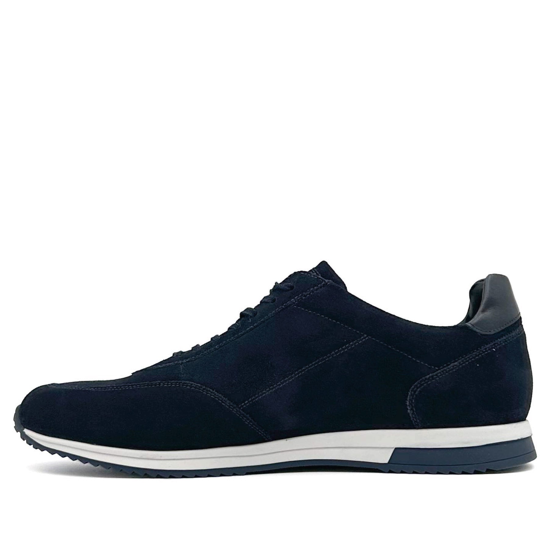 Bannister Navy Suede
