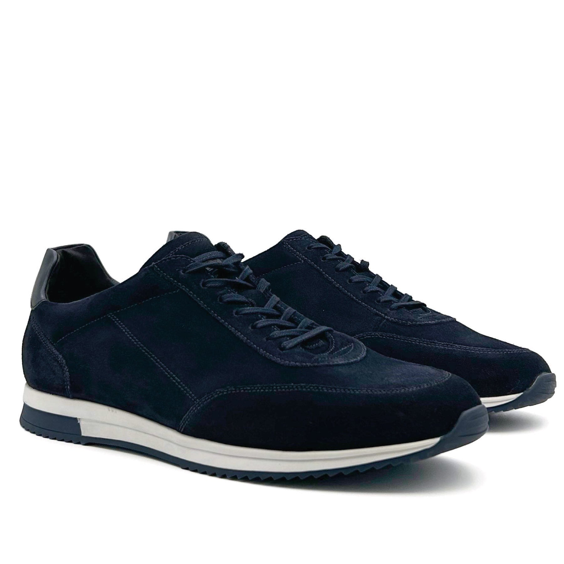 Bannister Navy Suede