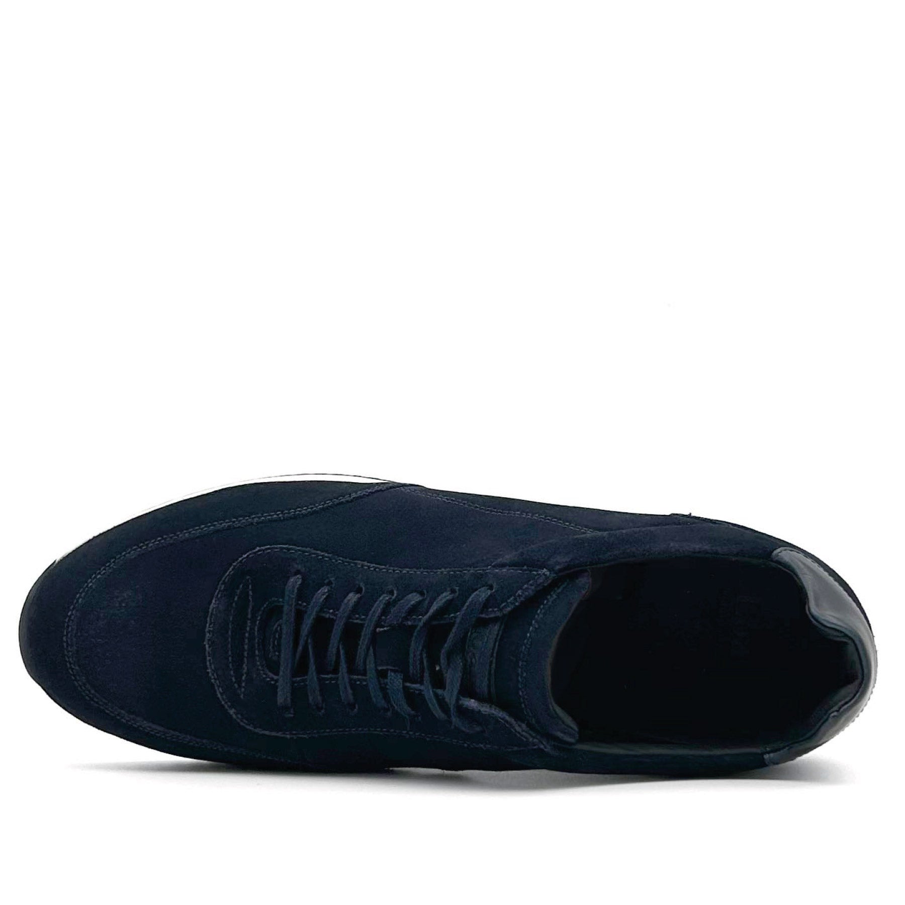 Bannister Navy Suede