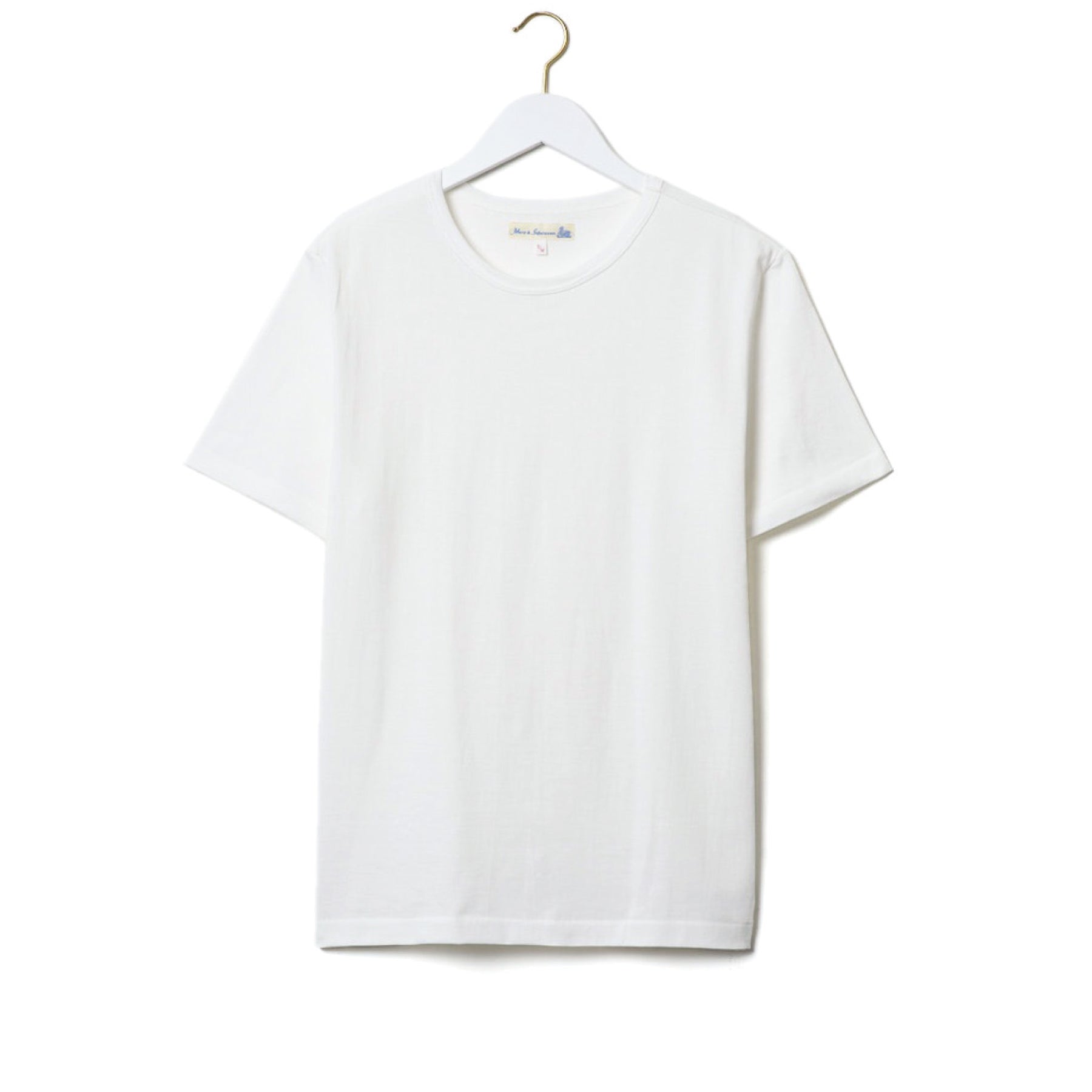 215 Loopwheeled T-shirt White