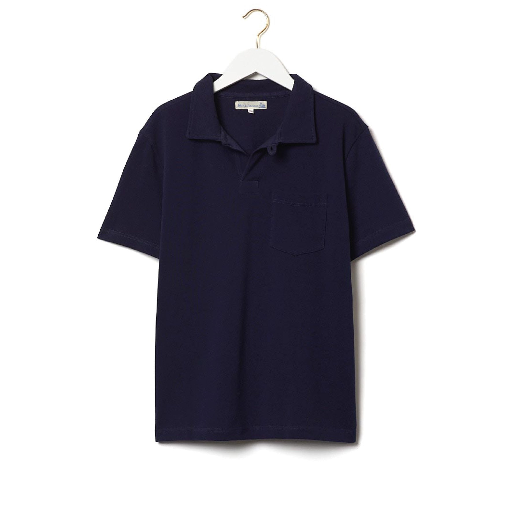 Polo Shirt Pocket Blue