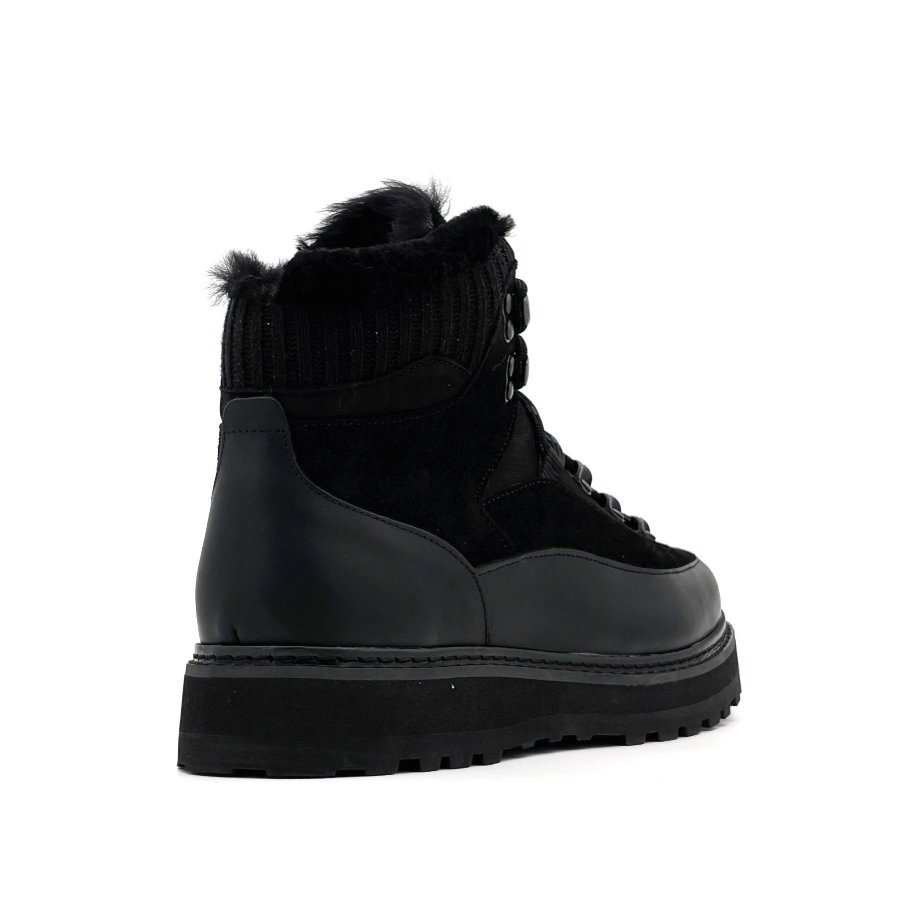 Tag Cap Leather Black Black M