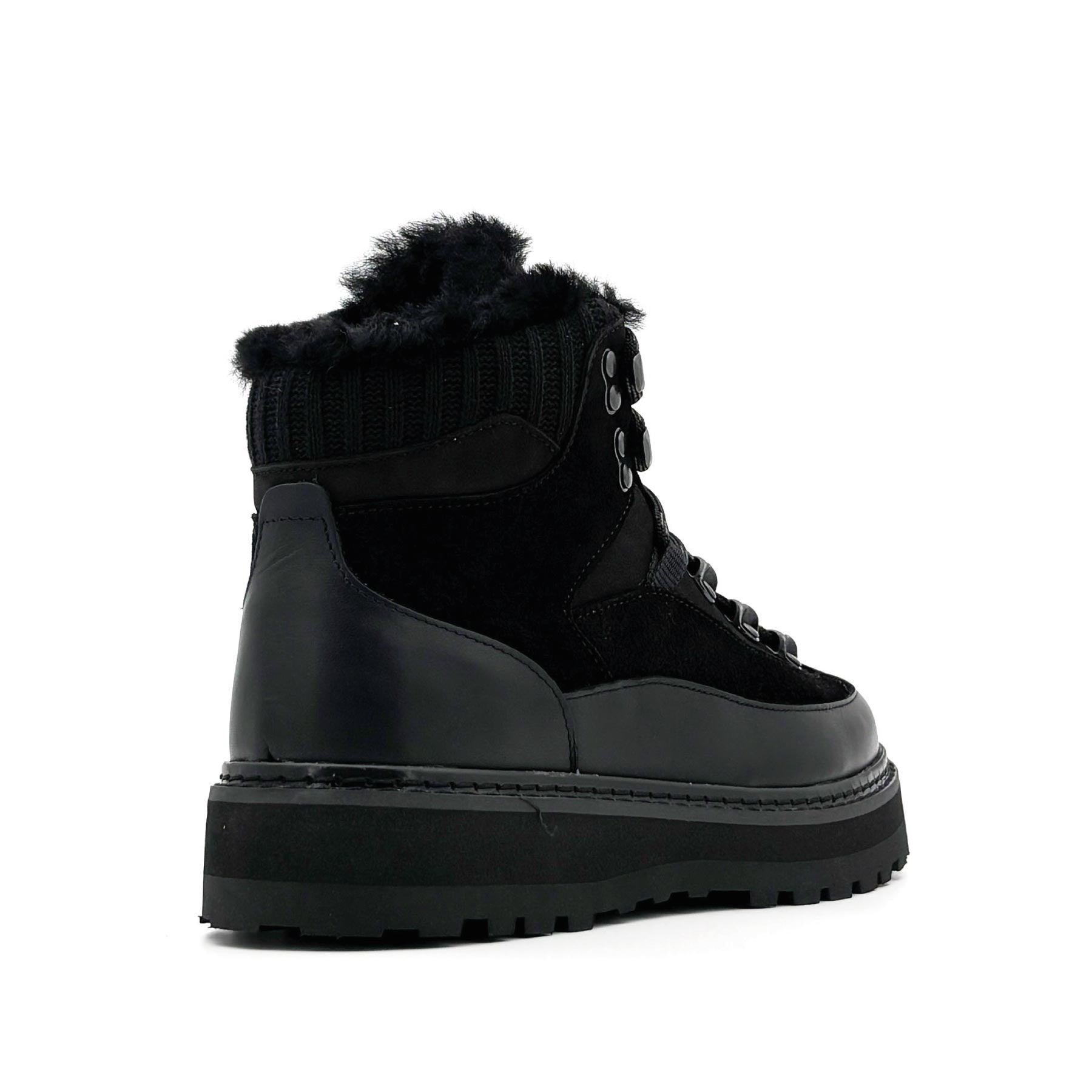 Tag Cap Leather Suede Black Black W