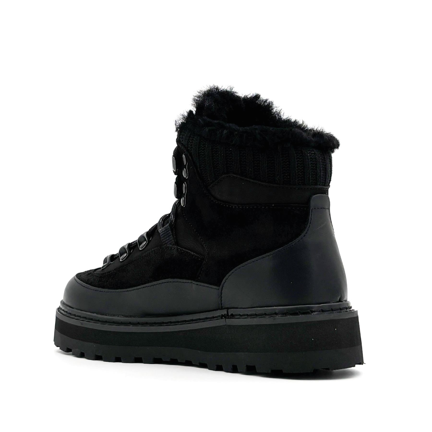 Tag Cap Leather Suede Black Black W