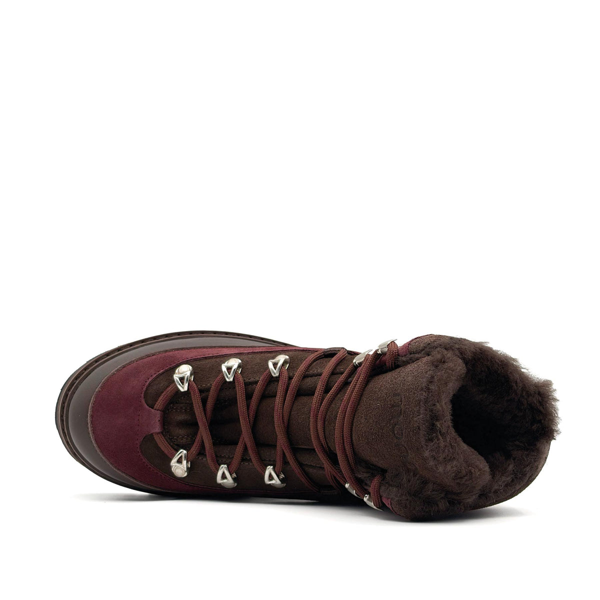 Tag Cap Leather Suede Choco Mulberry W