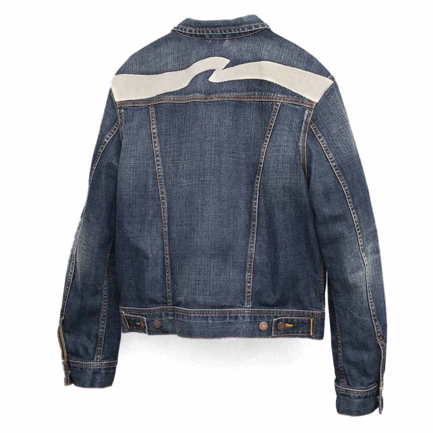Conny Denim Jacket Big Wave Blue
