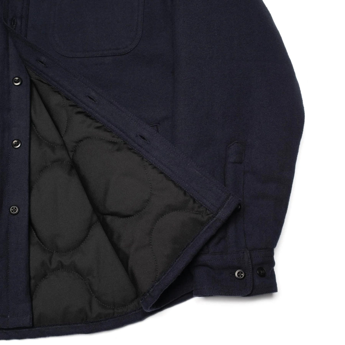 Glenn Padded Shirt Flannel Blueberry