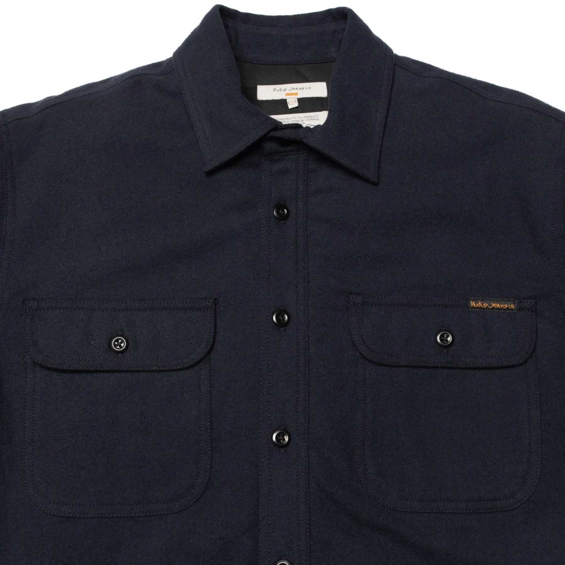 Glenn Padded Shirt Flannel Blueberry