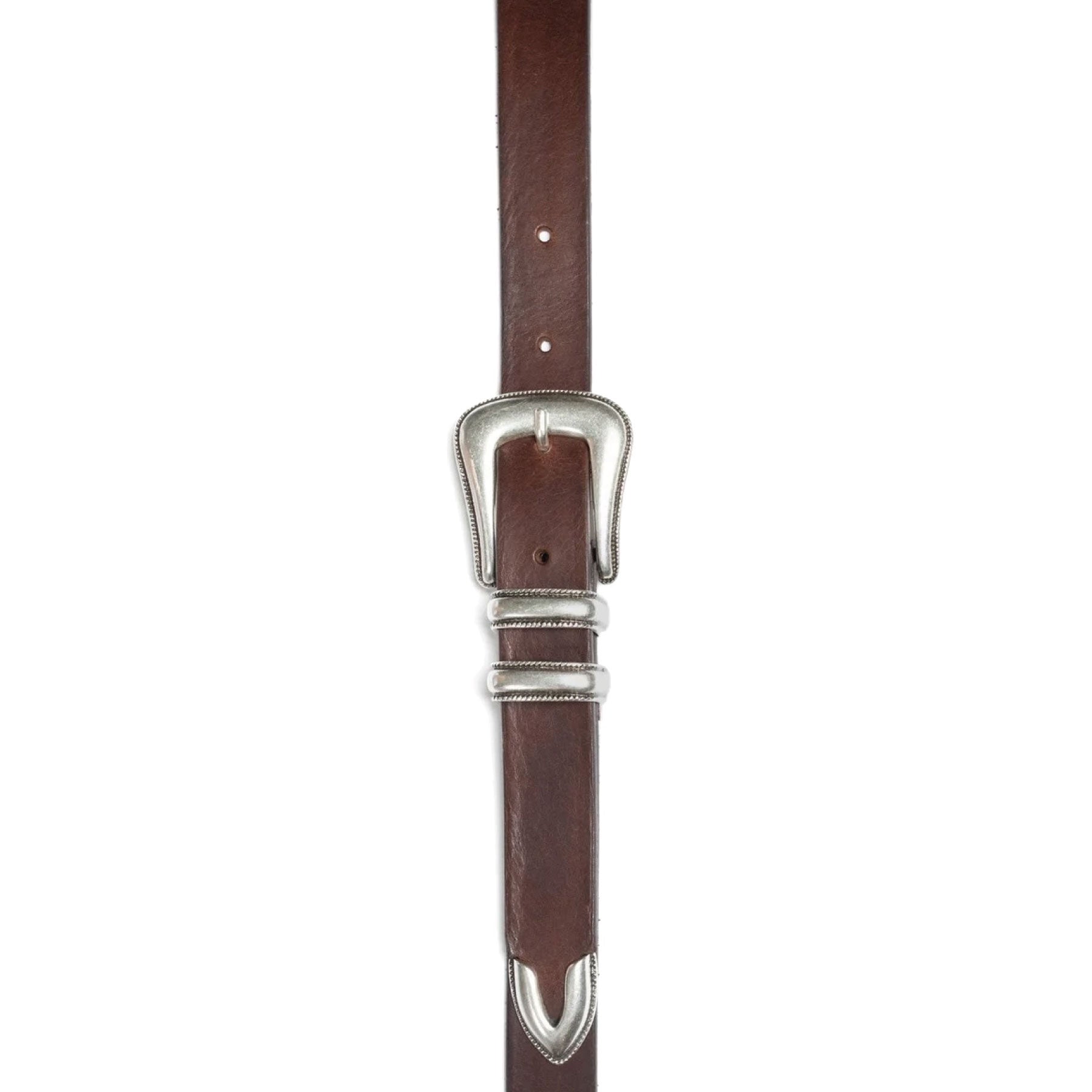 Western Silver Belt Dark Brown