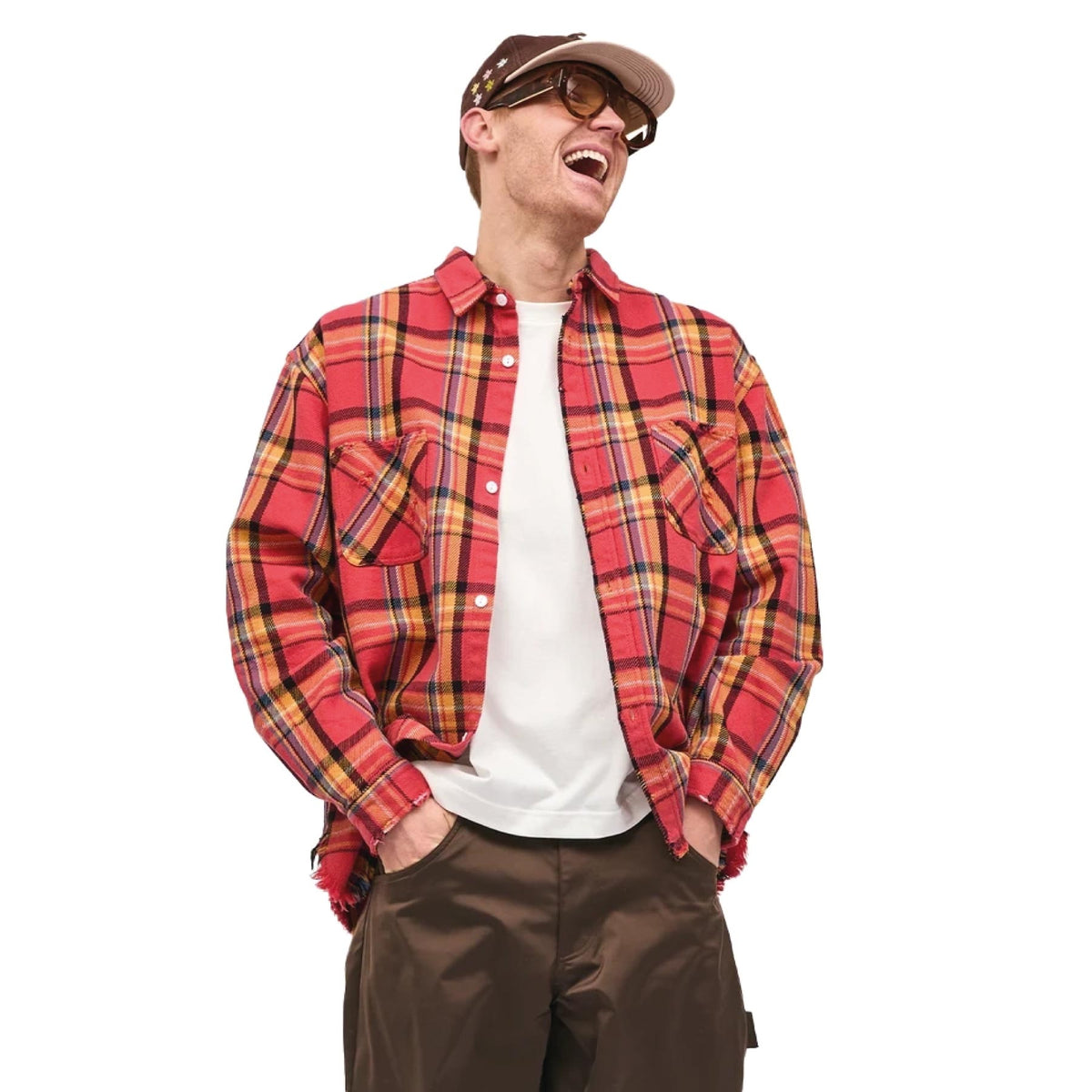 Catalan Overshirt Check Red