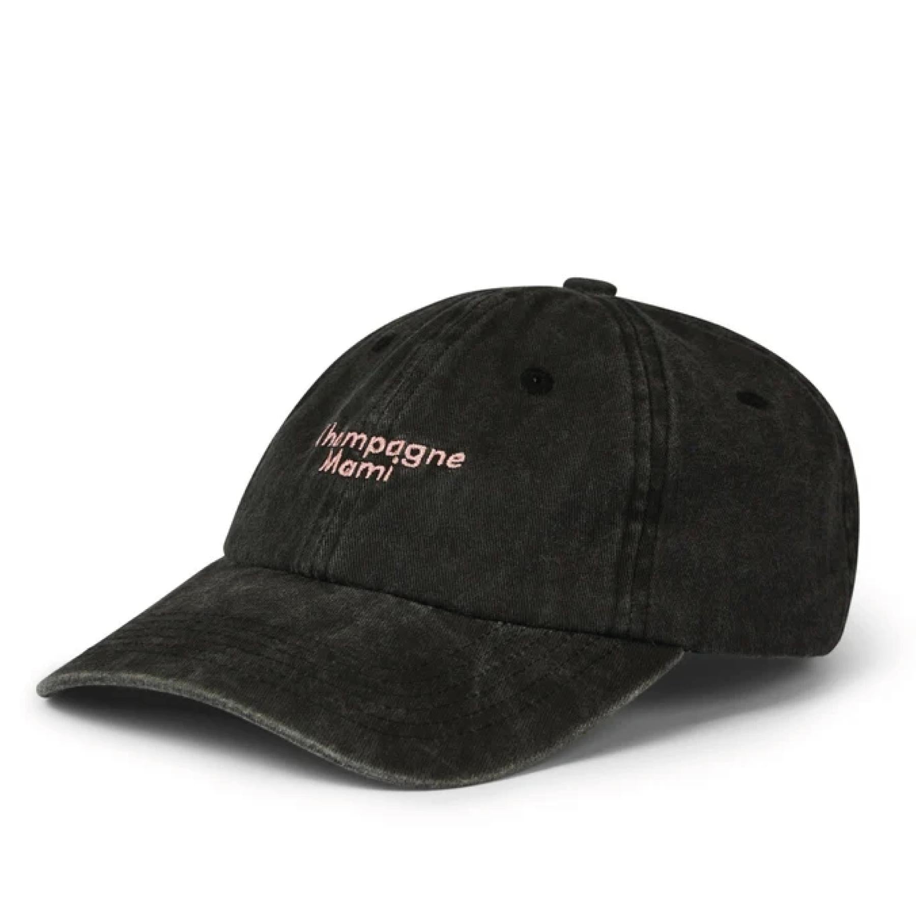 Dad Cap Champange Mami Washed Black