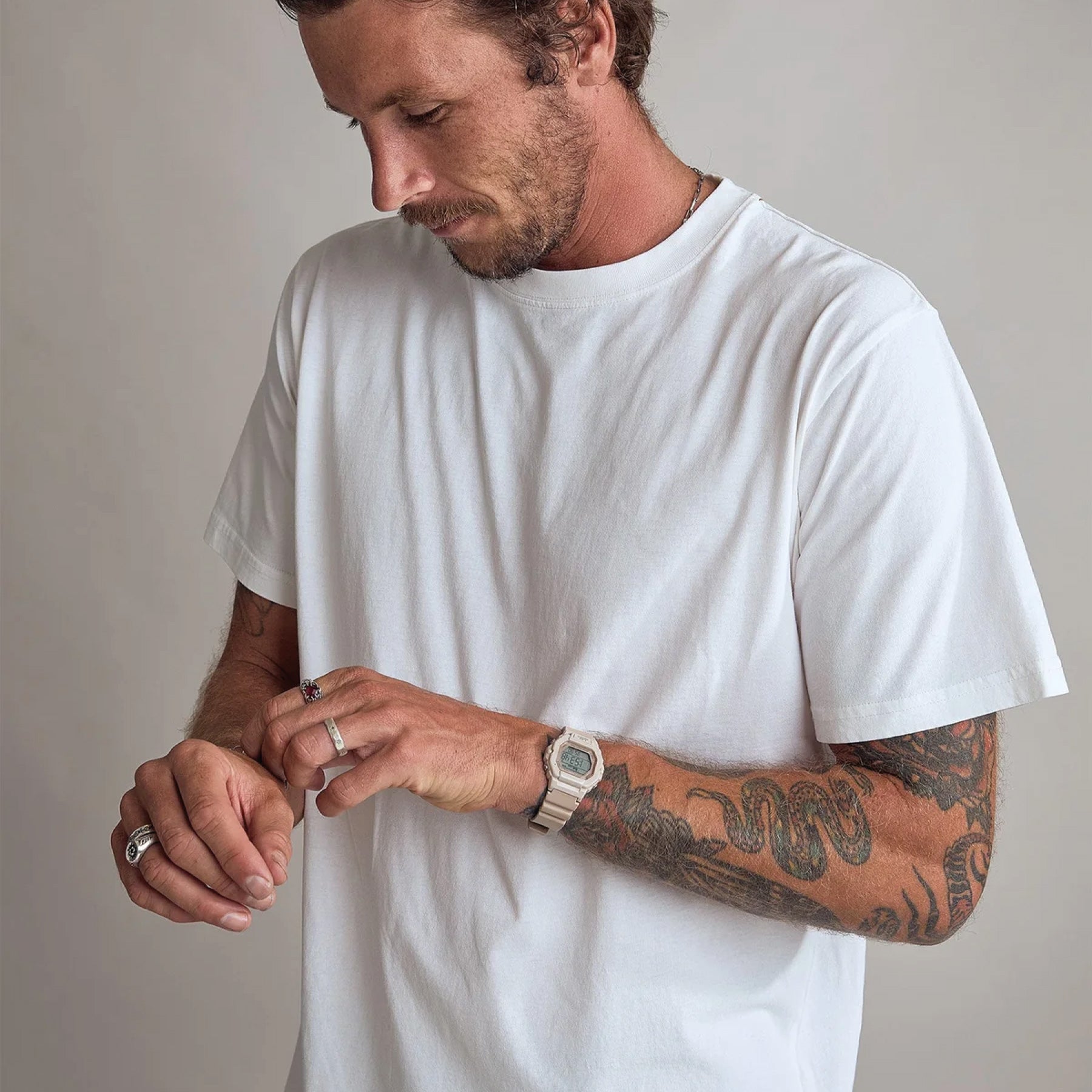 Classic Vintage Tee White