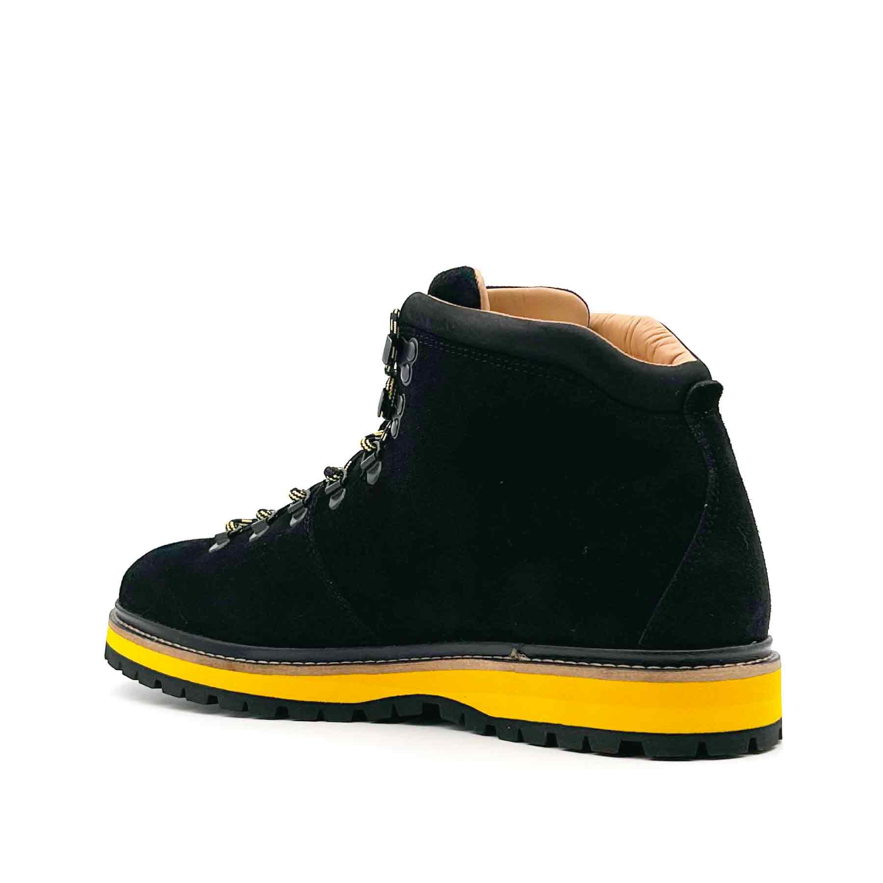 Hiker Black Suede