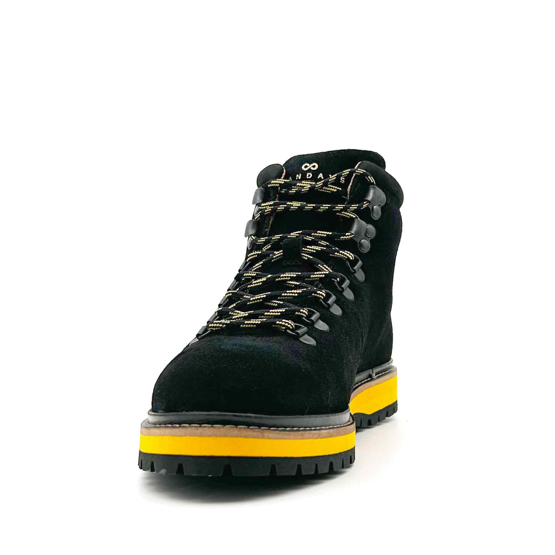 Hiker Black Suede