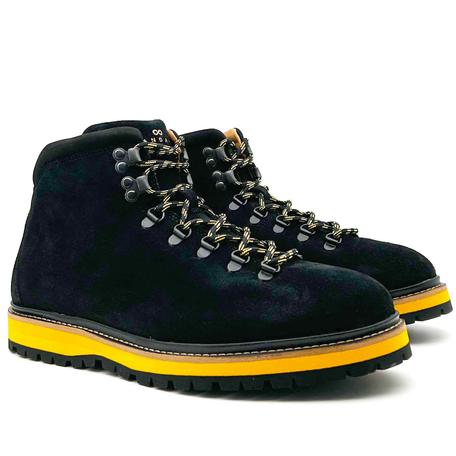 Hiker Black Suede