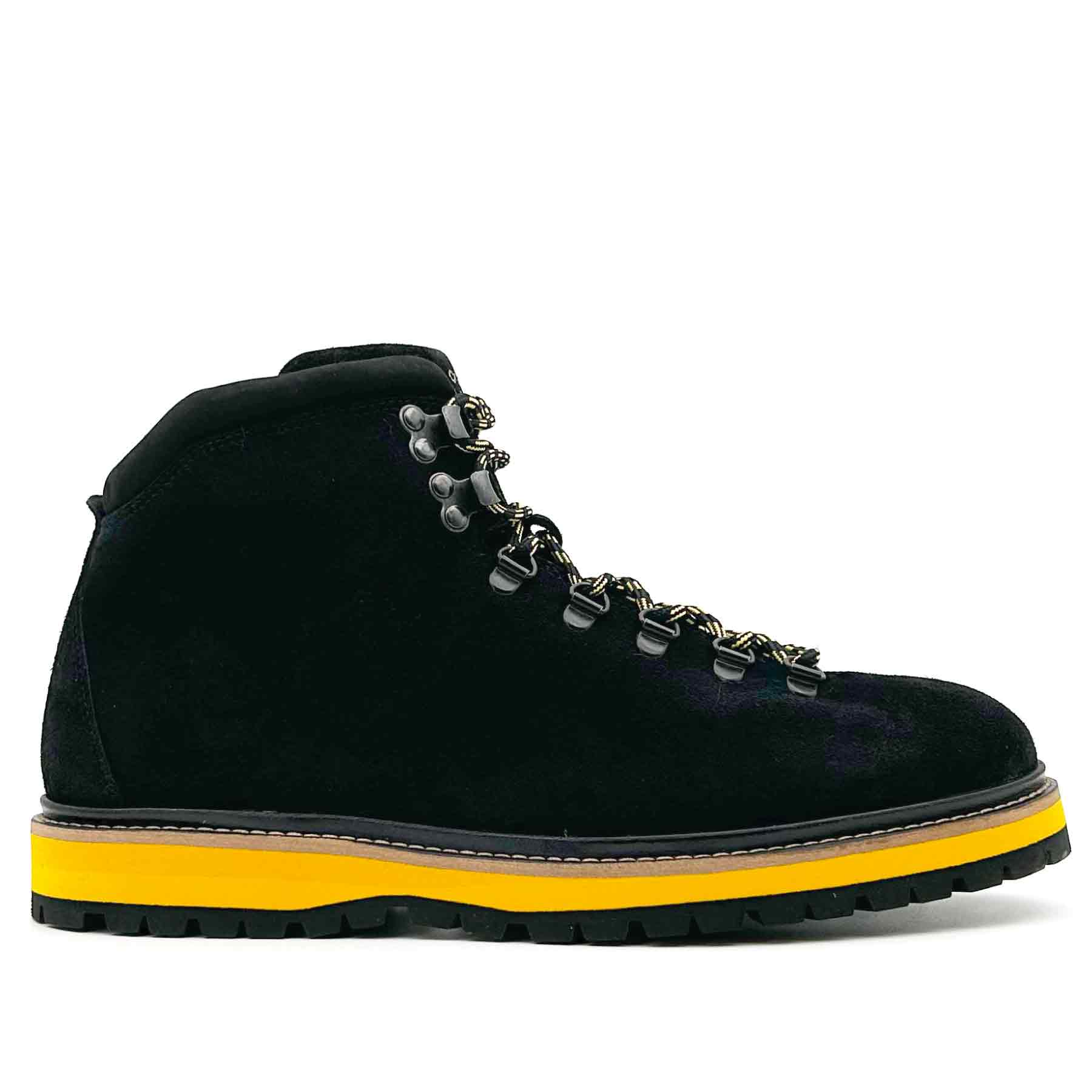 Hiker Black Suede