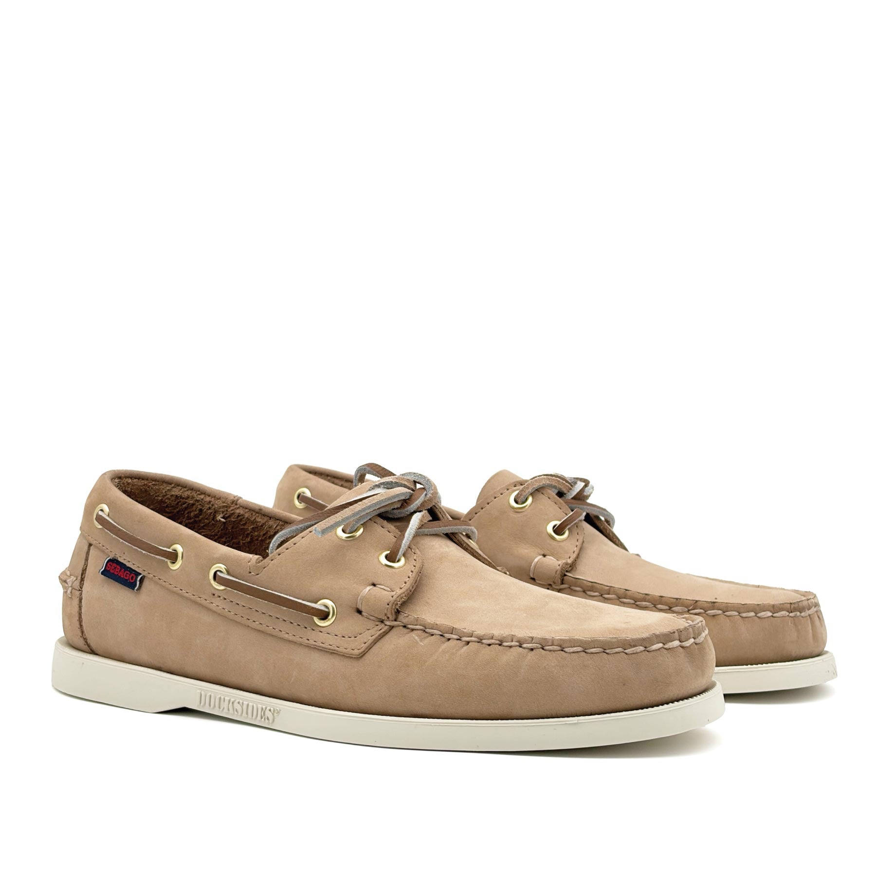 Docksides Portland Nubuck Beige Camel