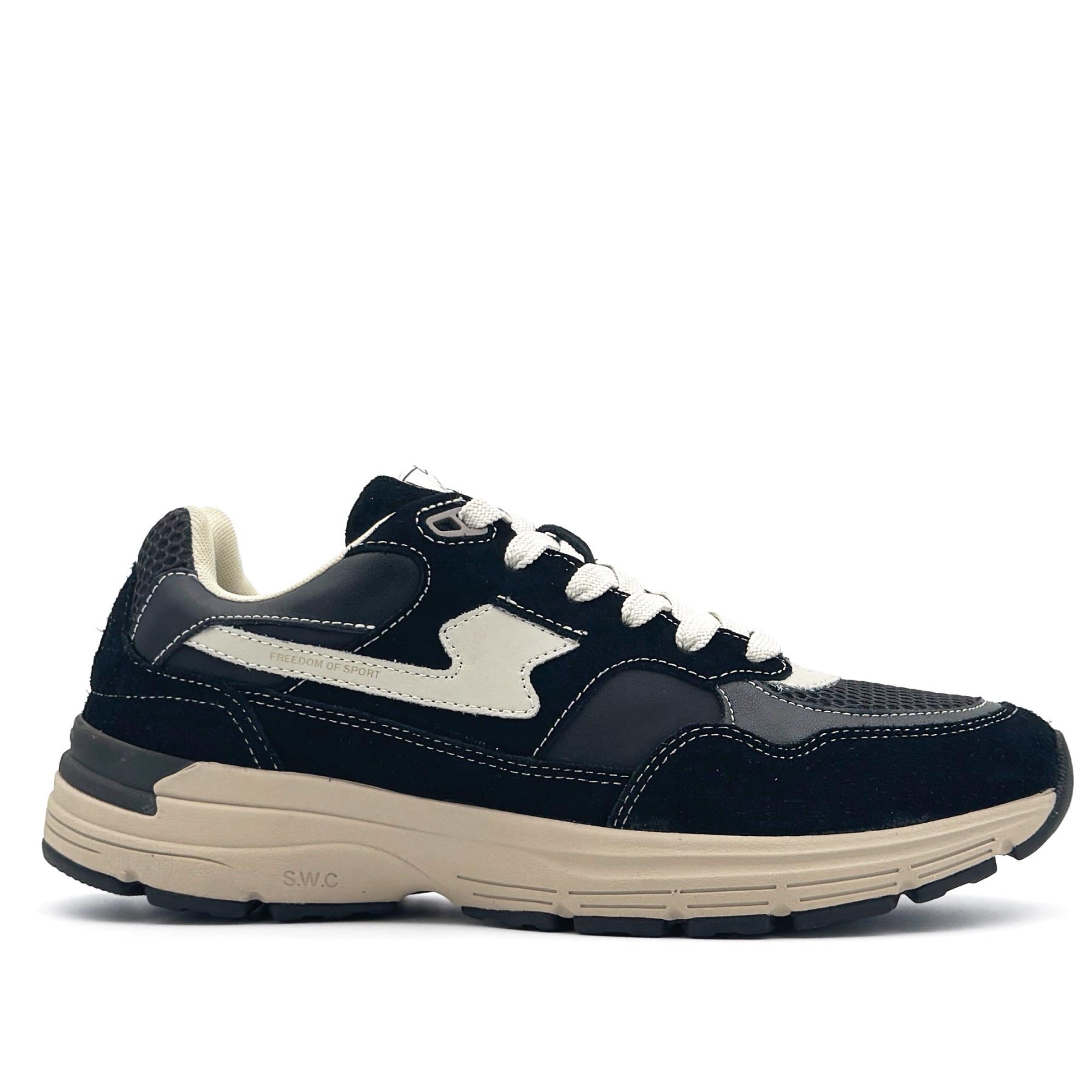 Amiel S-Strike Suede Mix Blk