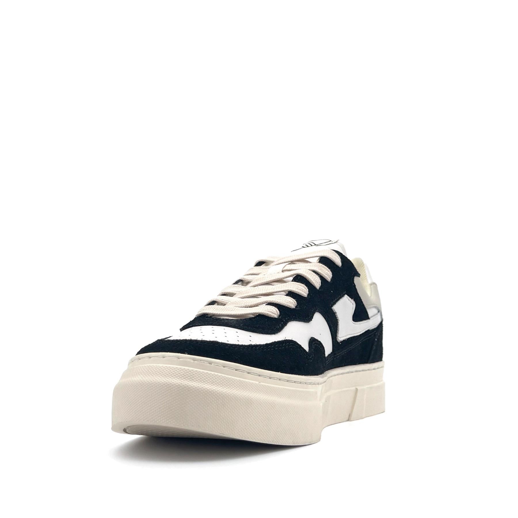 Pearl S-Strike Suede Leather Black White