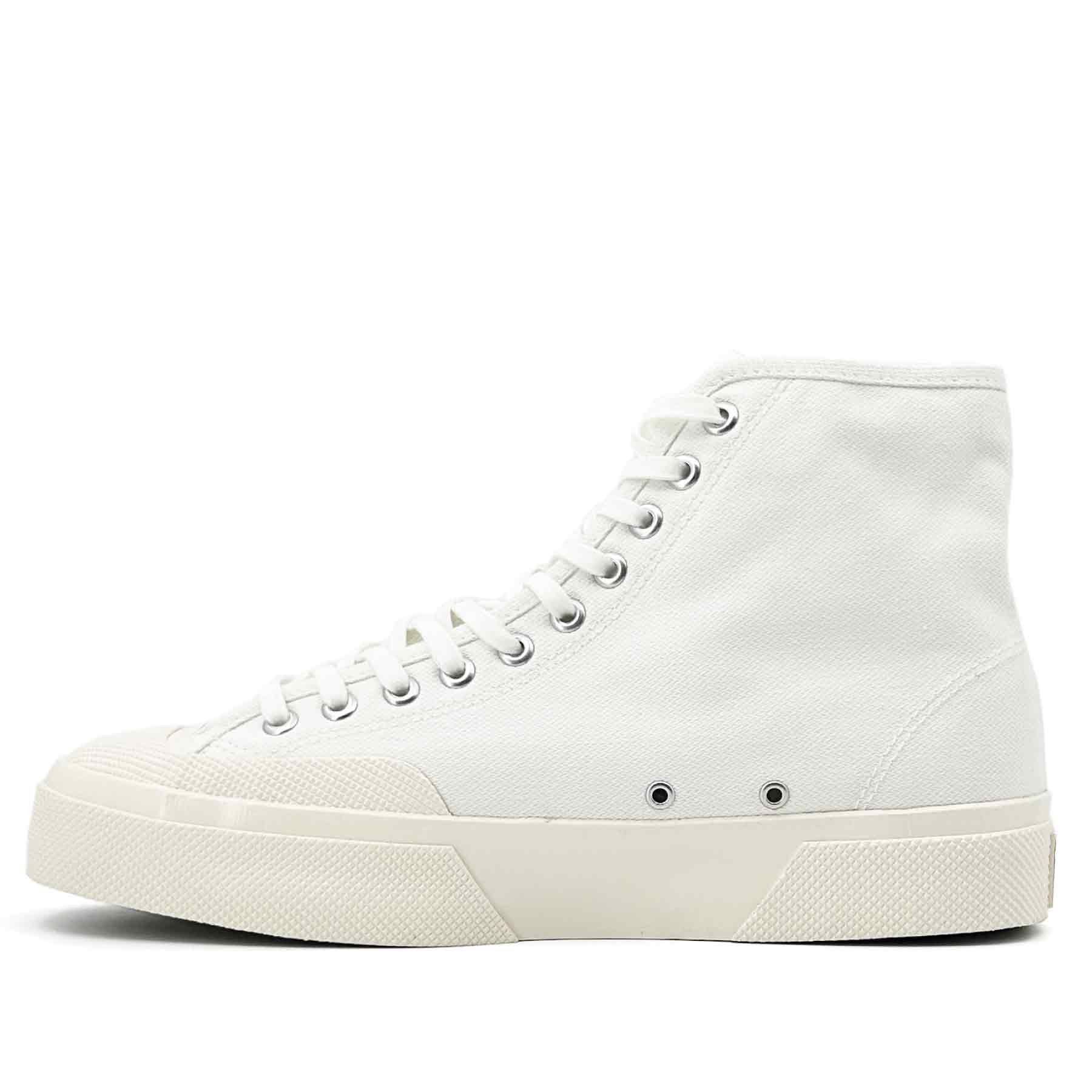 2432 Works High Broken Twill White Off White