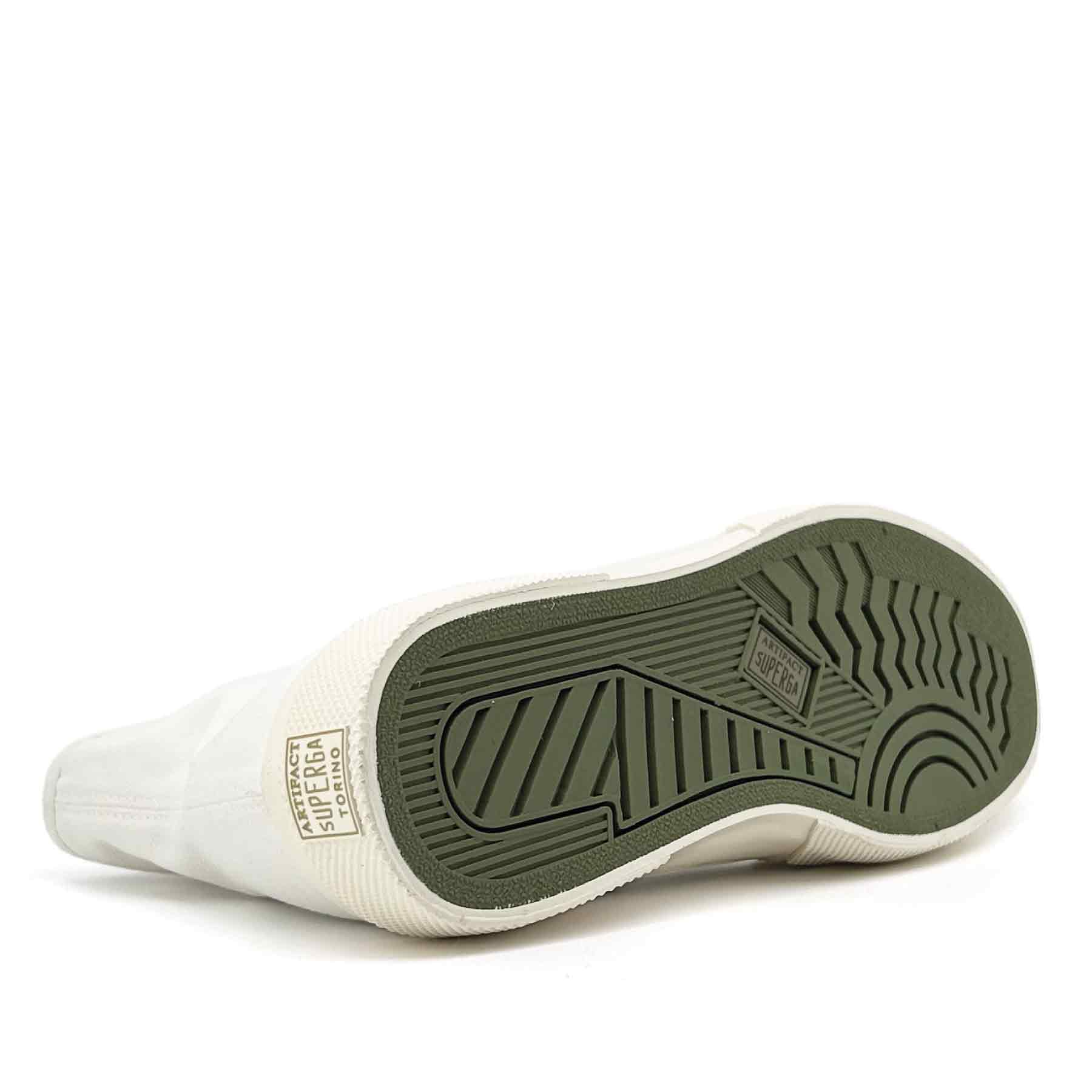 2432 Works High Broken Twill White Off White