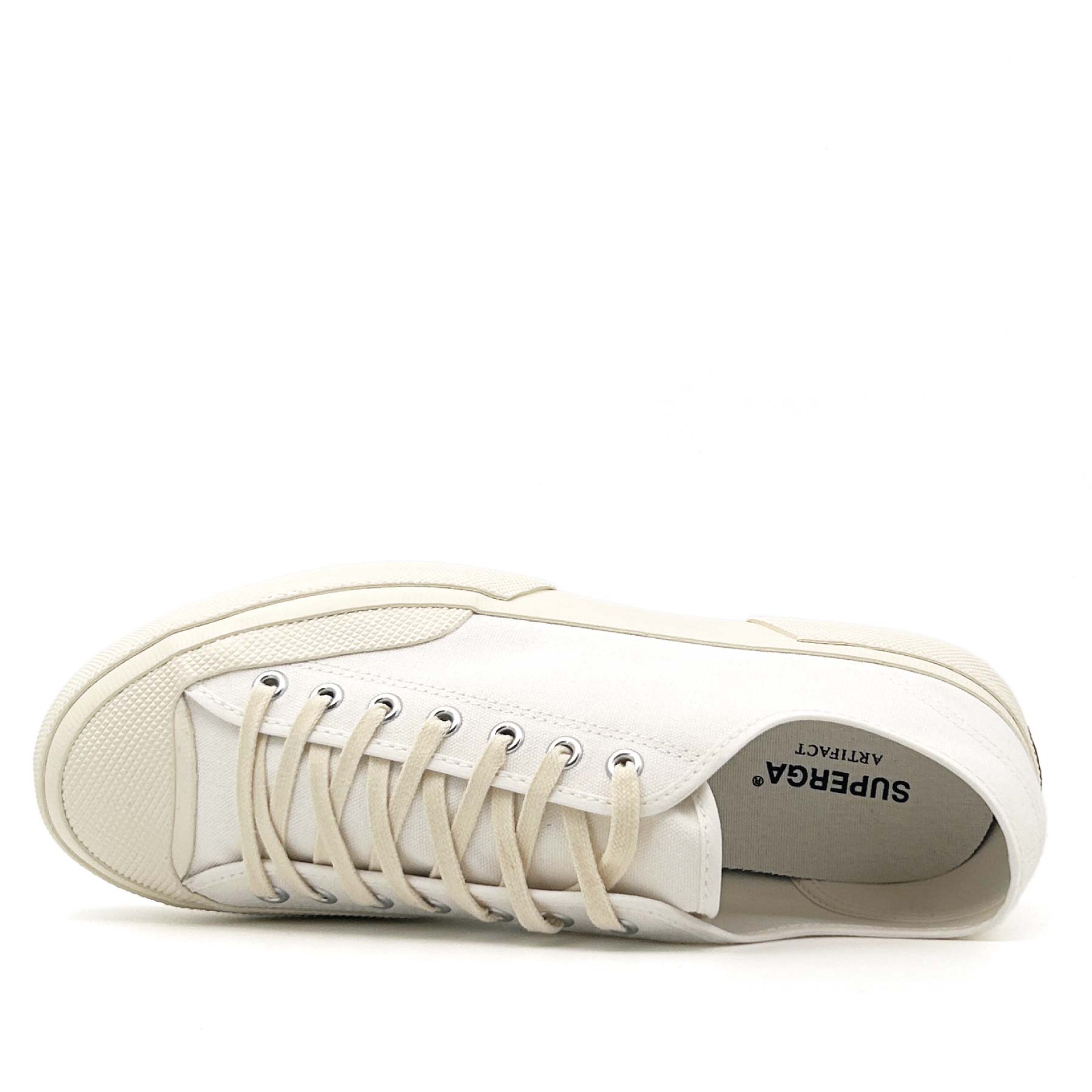 2432 Works Low Cut Cotton Canvas White / Off White