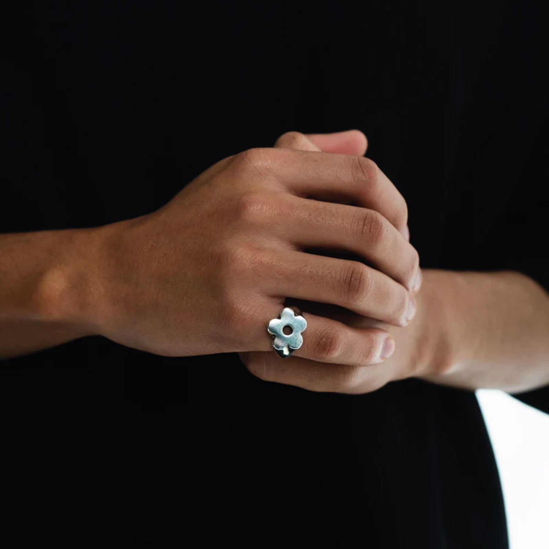 Flower Ring Silver