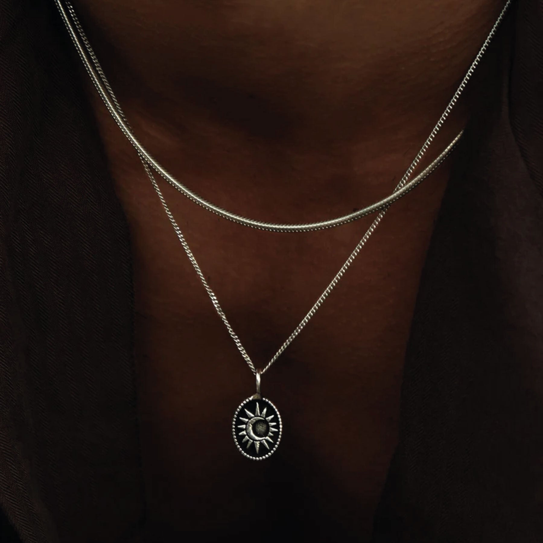 Midnight Necklace Silver