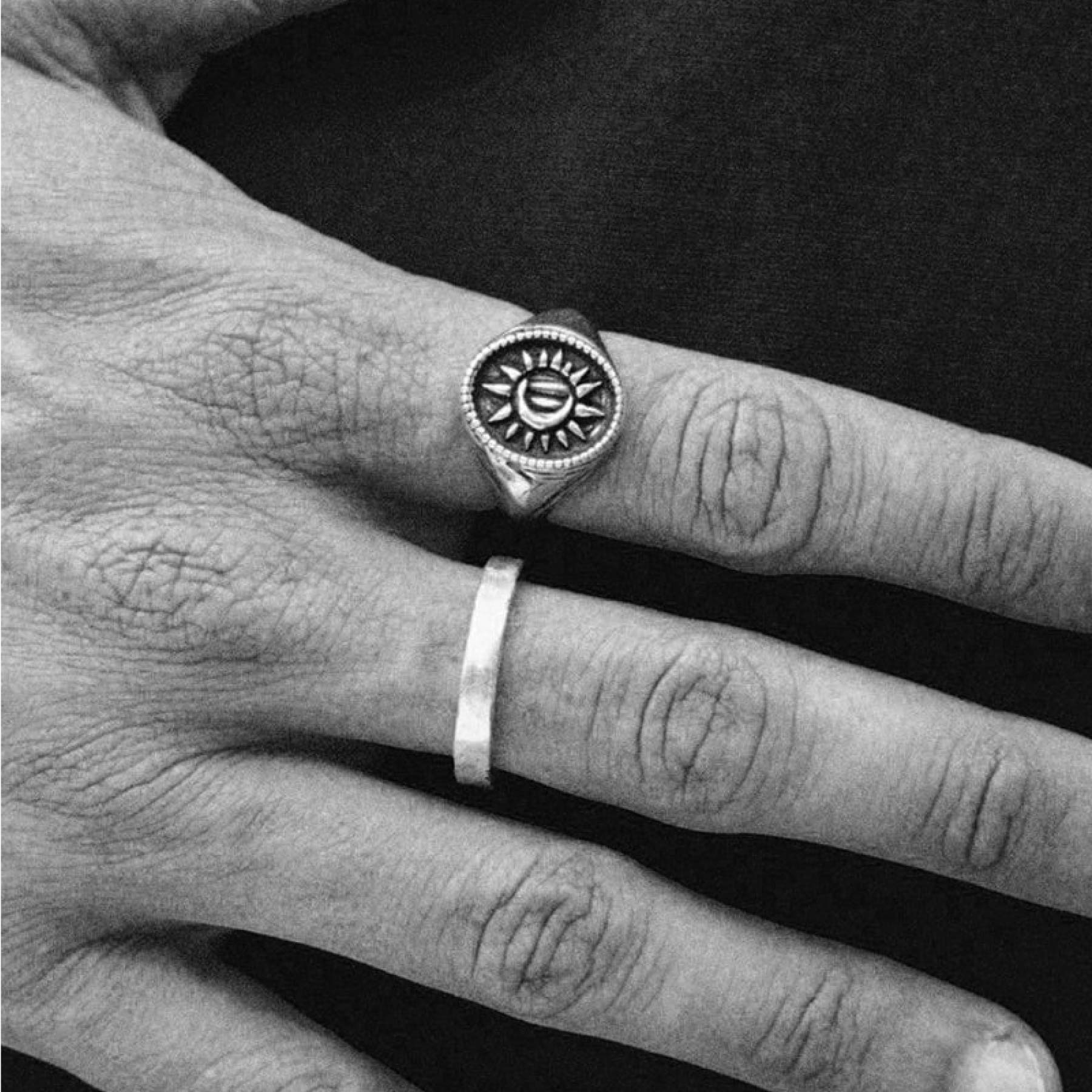 Midnight Ring Silver