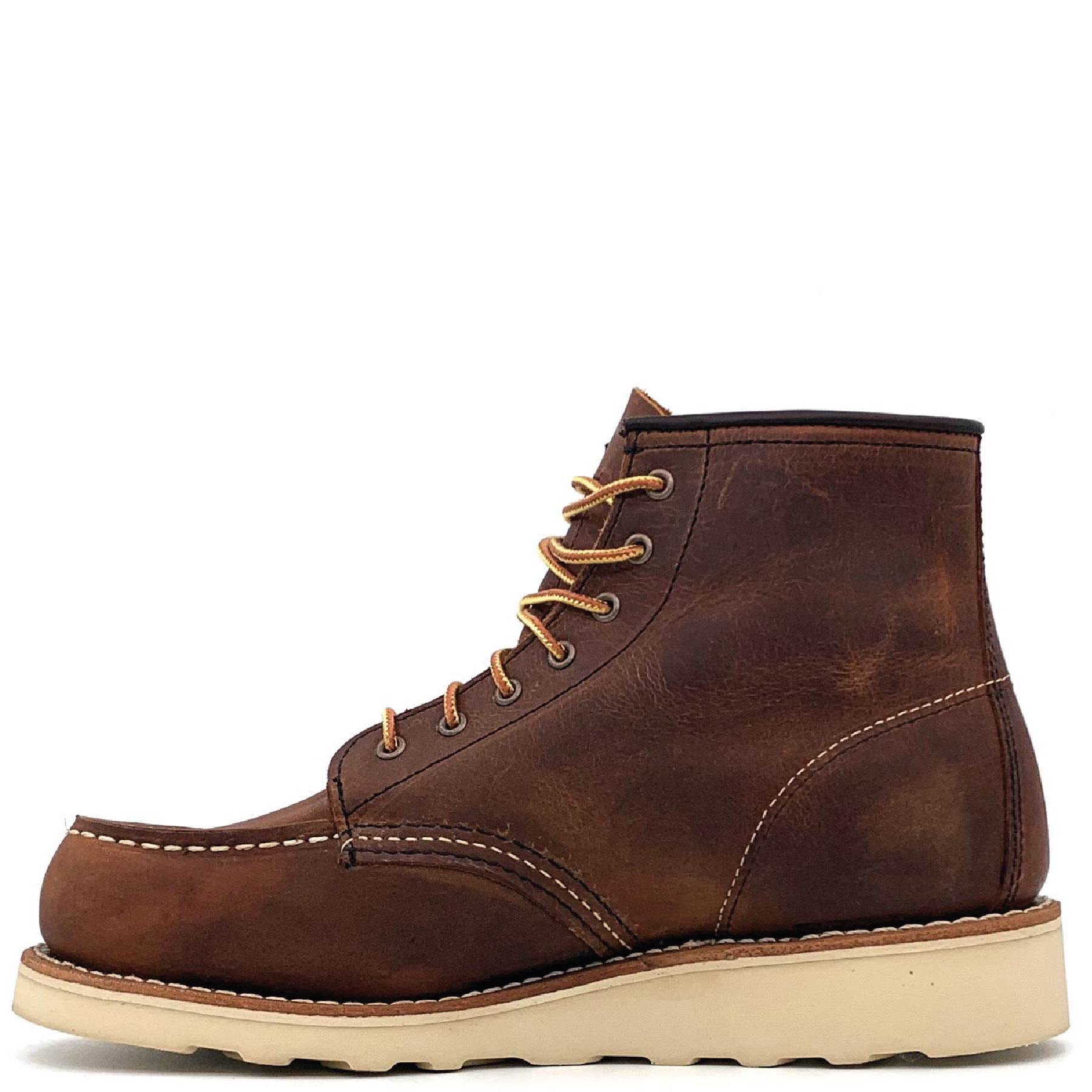 3428 6" Moc Toe Copper Rough & Tough Leather