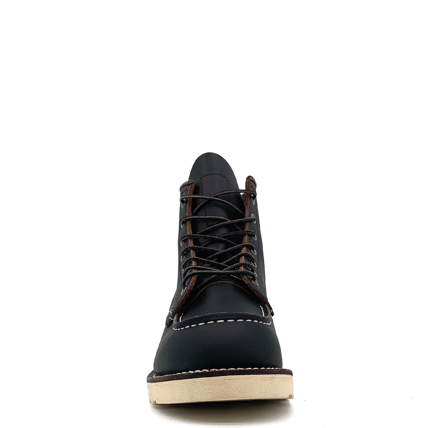 8849 6" Moc Toe Black Prairie Leather