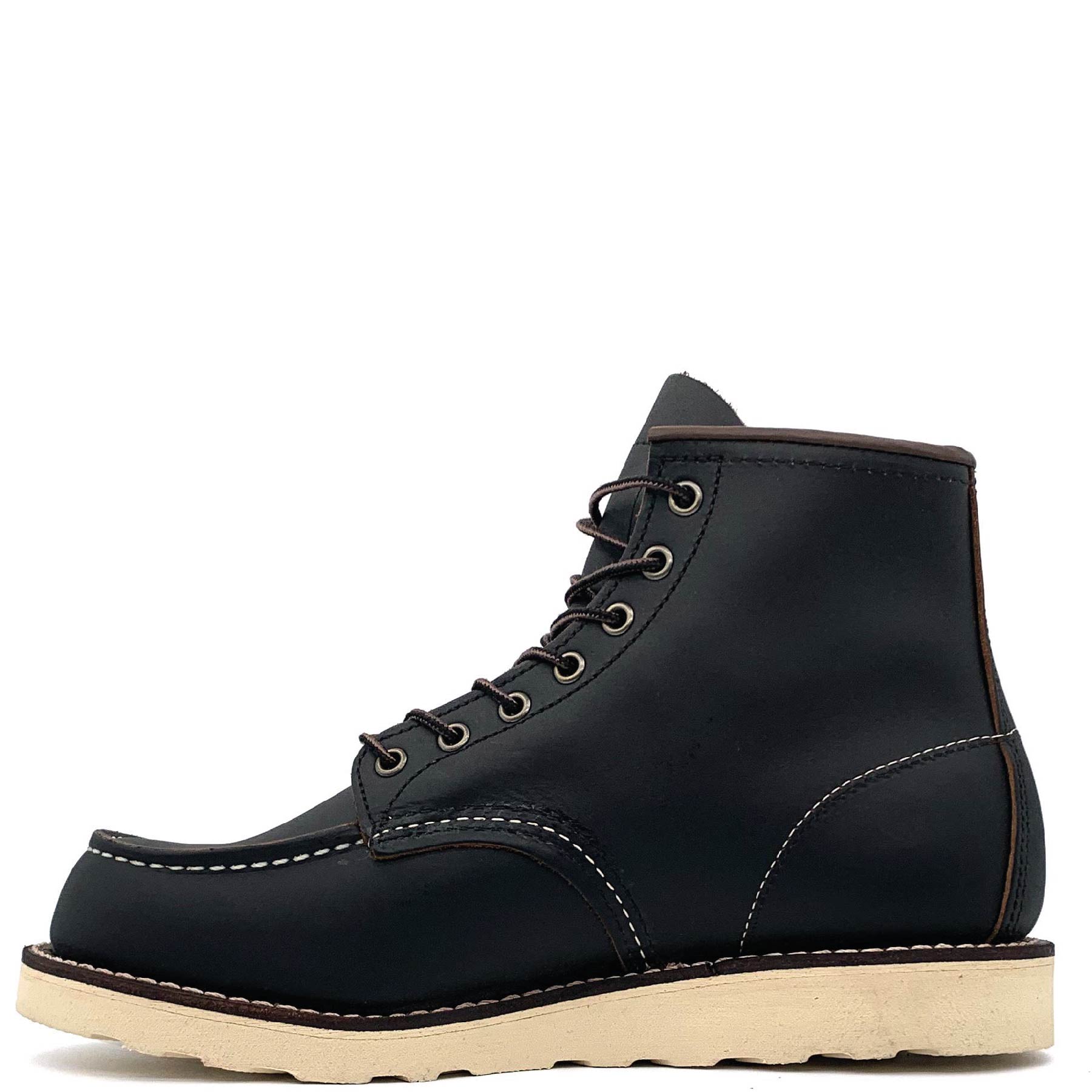 8849 6" Moc Toe Black Prairie Leather