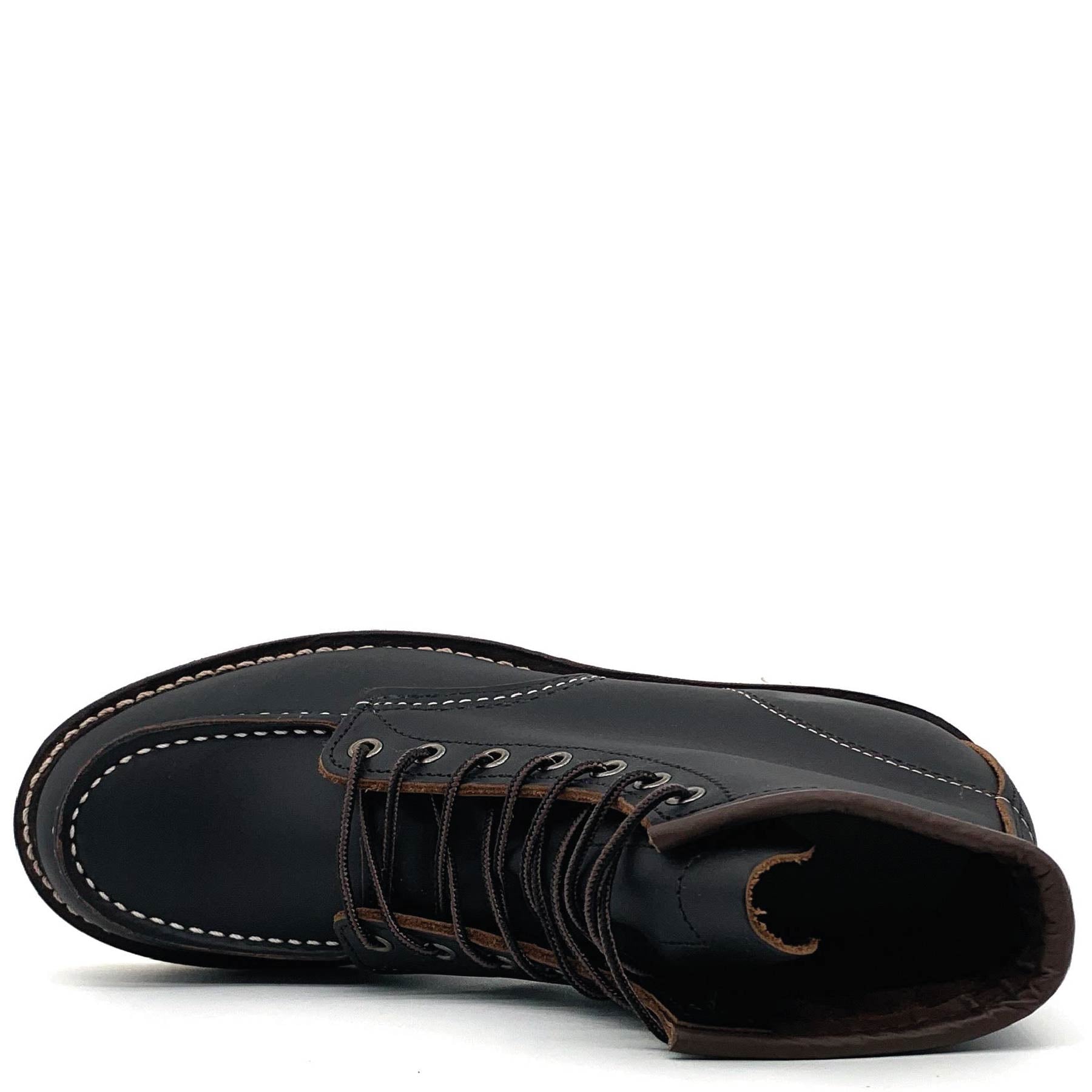 8849 6" Moc Toe Black Prairie Leather