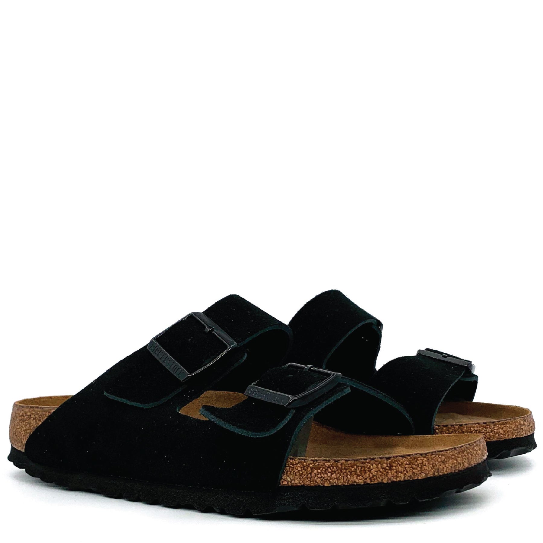 Arizona Mjukfotbädd Black Suede Normal