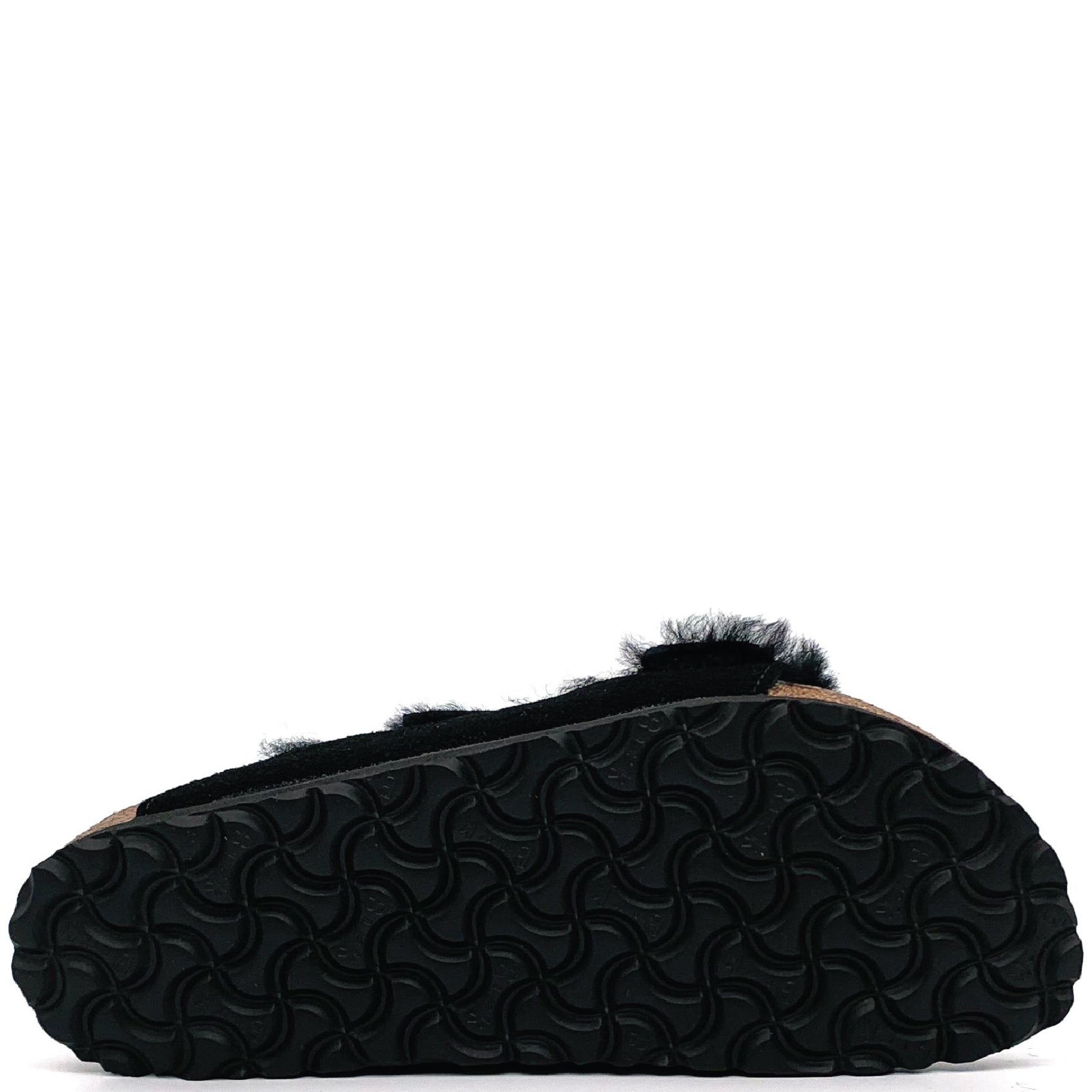 Arizona Shearling Black Suede Women