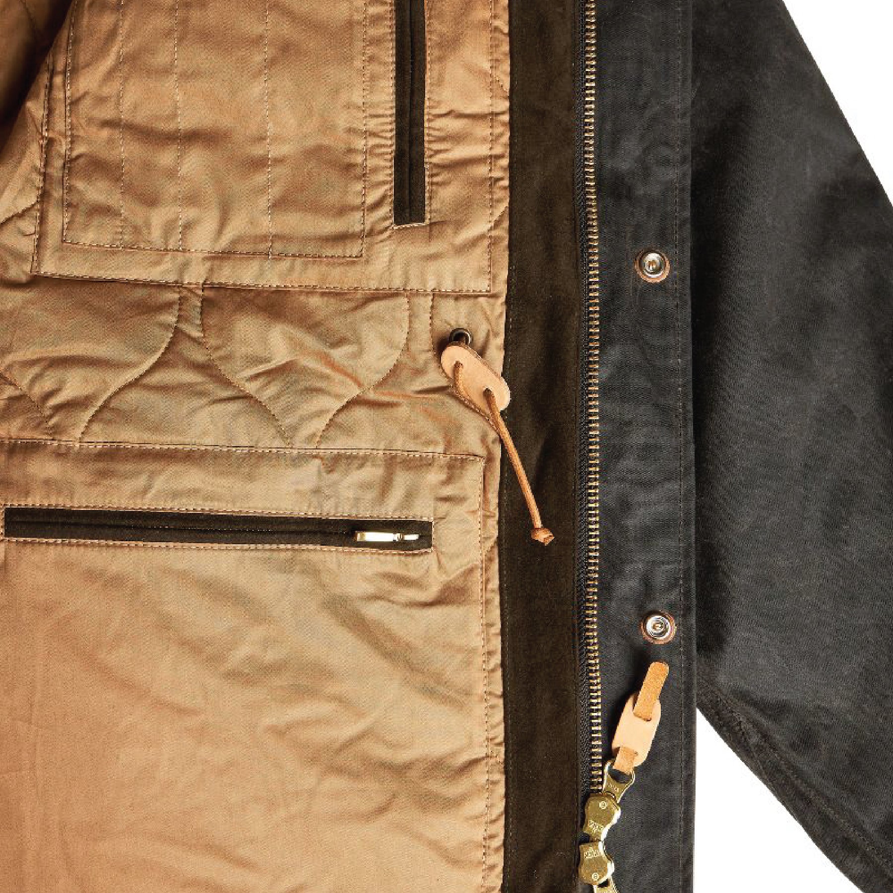 Fisherman Parka Dark Tan Wax