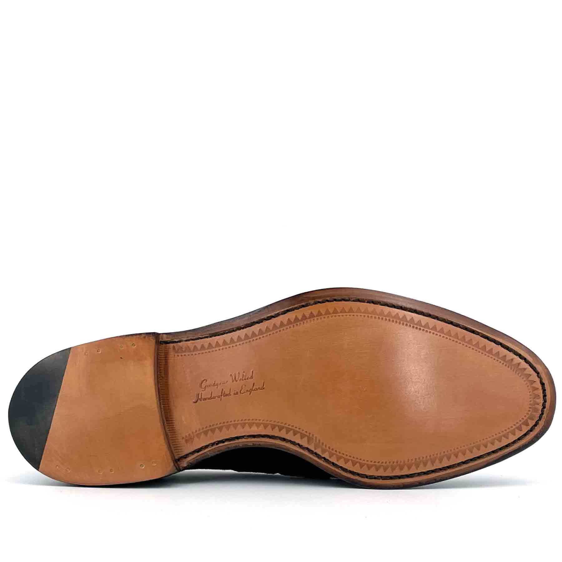 Russell Choc Brown Suede Tassel Loafer