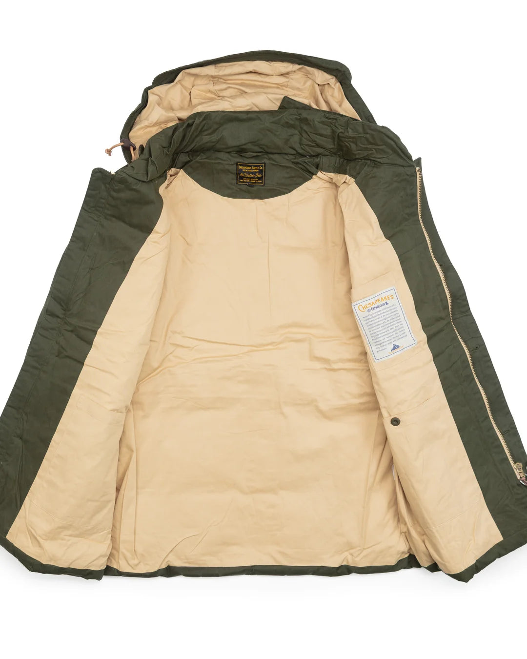 Down Expedition Parka Hbt Waxed Army Green